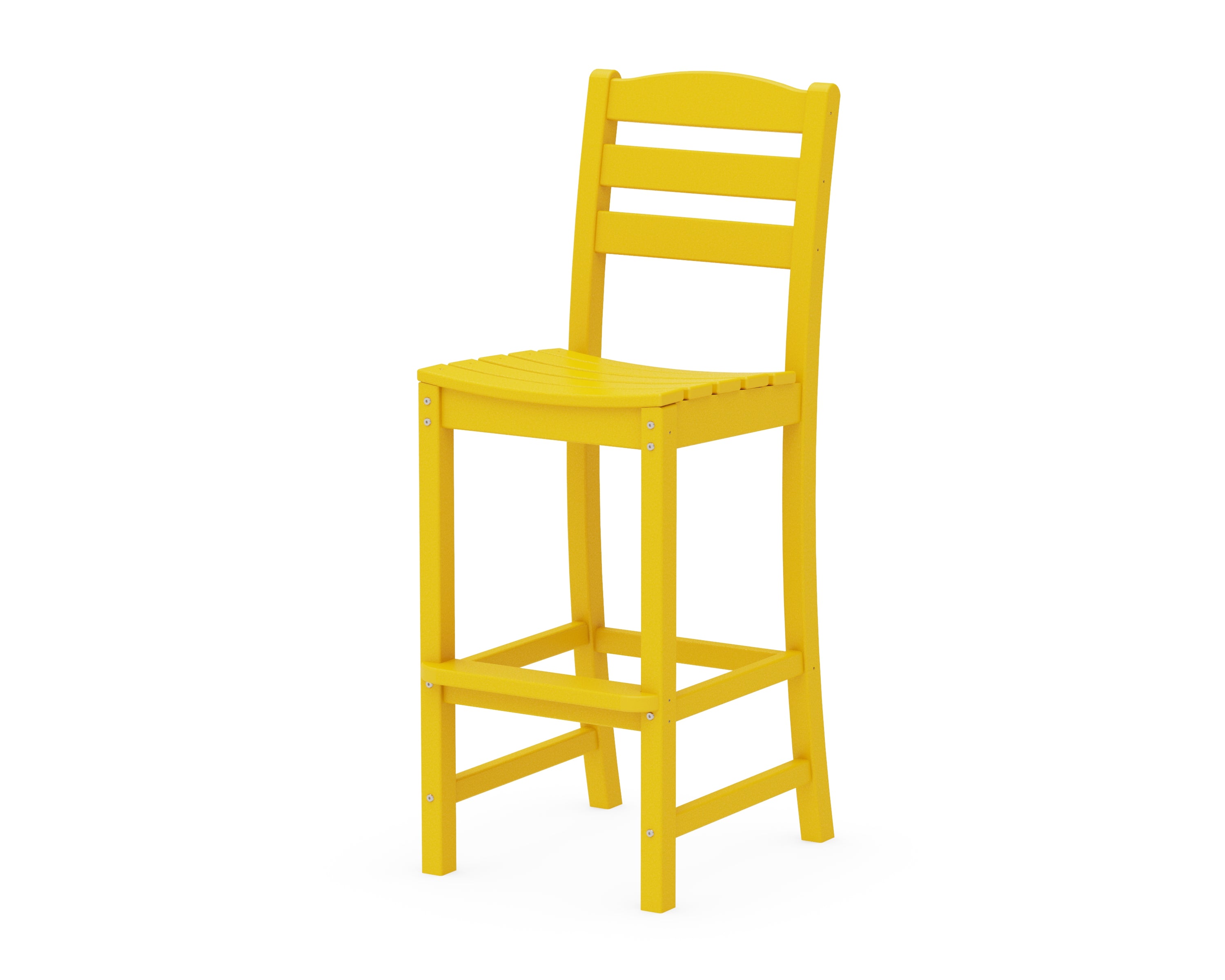 POLYWOOD® La Casa Café Bar Side Chair in Lemon