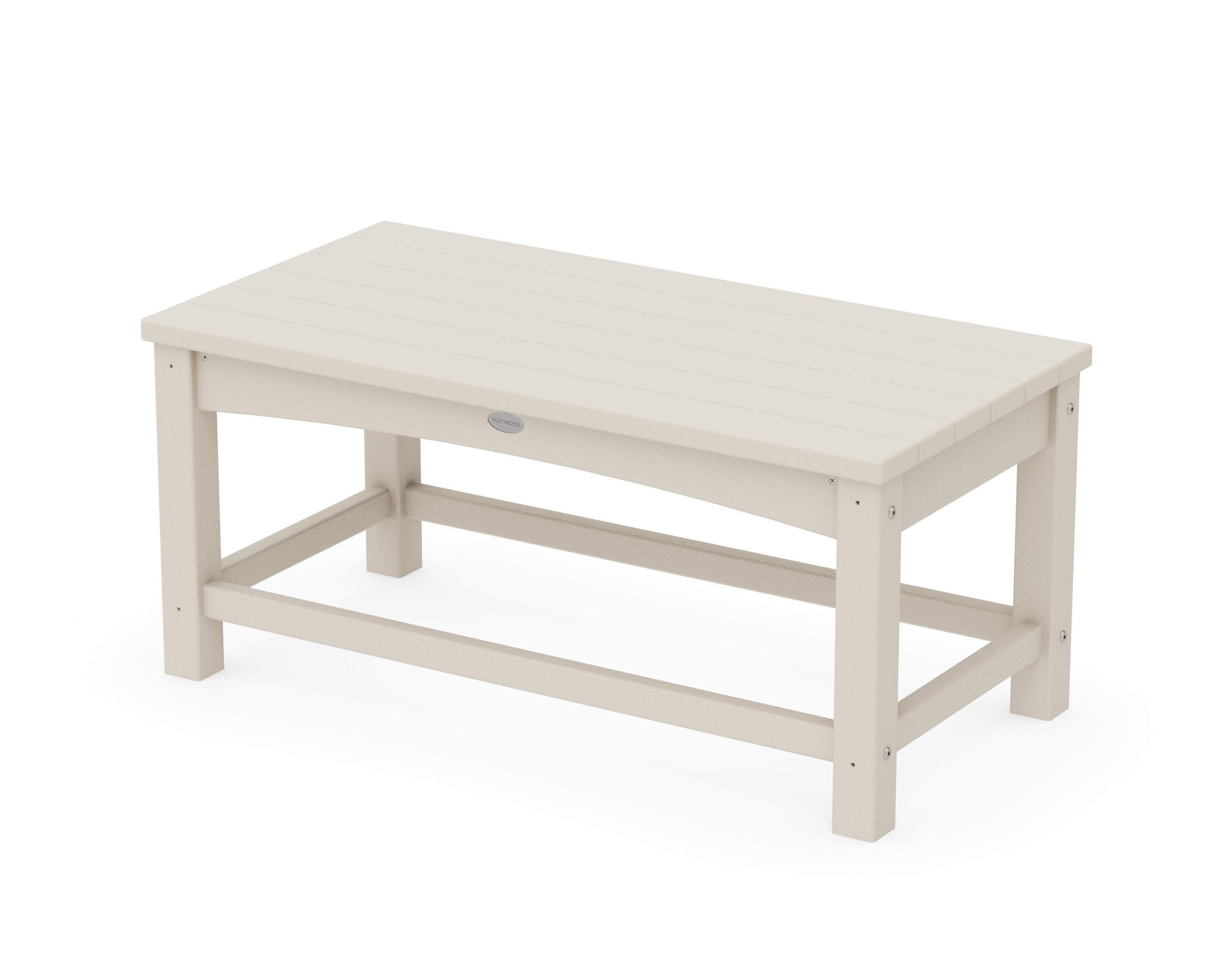 POLYWOOD® Club Coffee Table in Sand