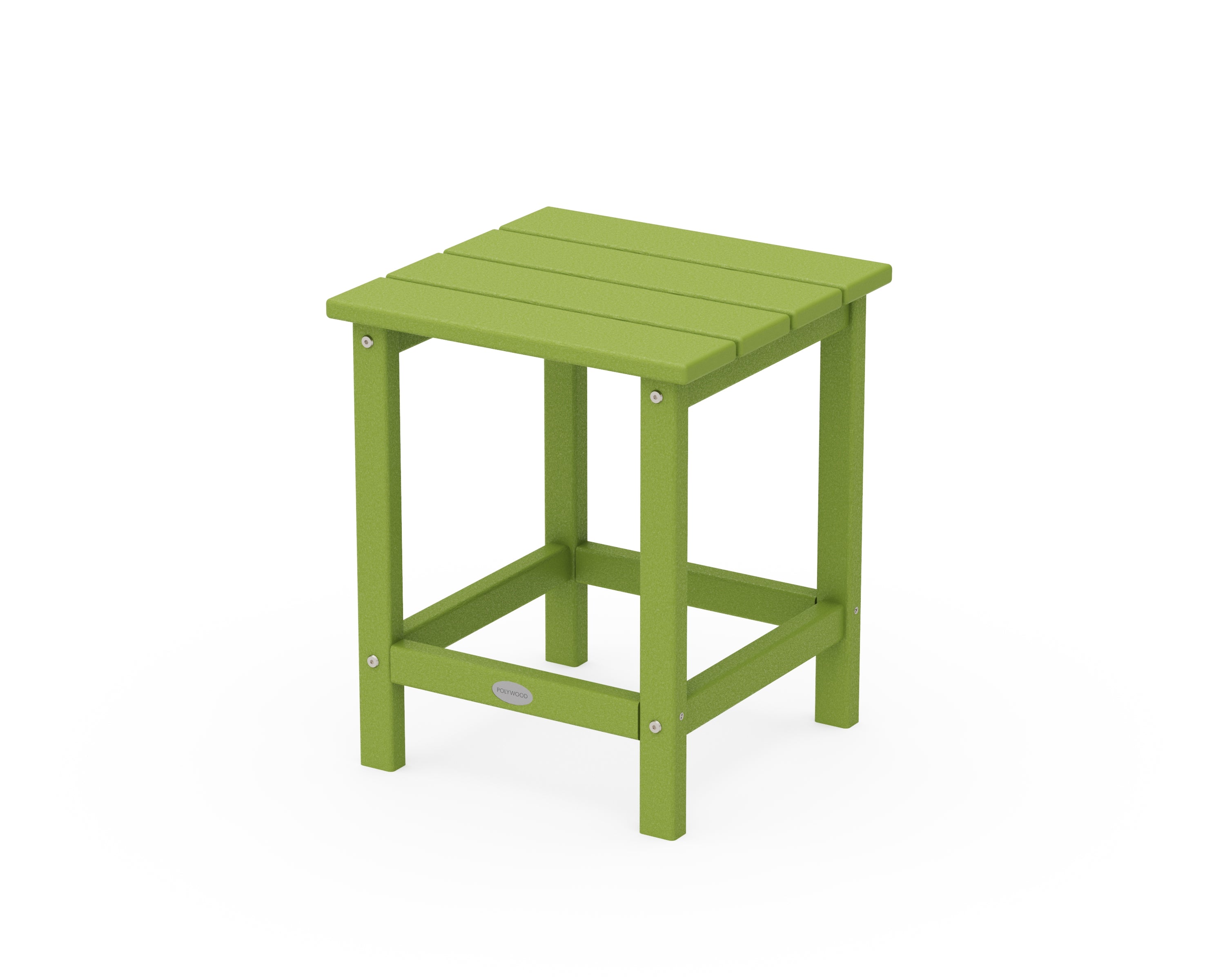 POLYWOOD® Long Island 18" Side Table in Lime