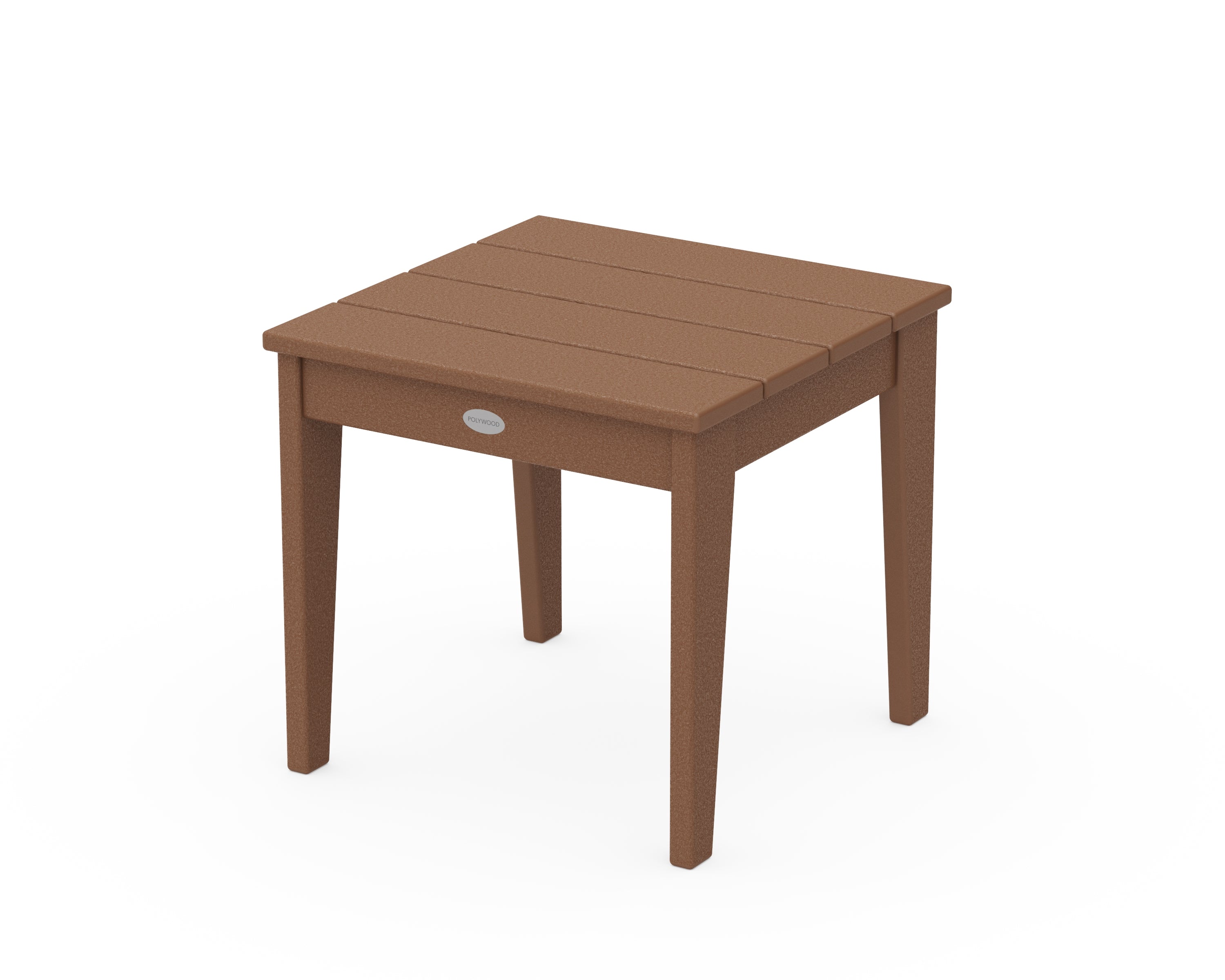 POLYWOOD® Newport 18" Side Table in Teak