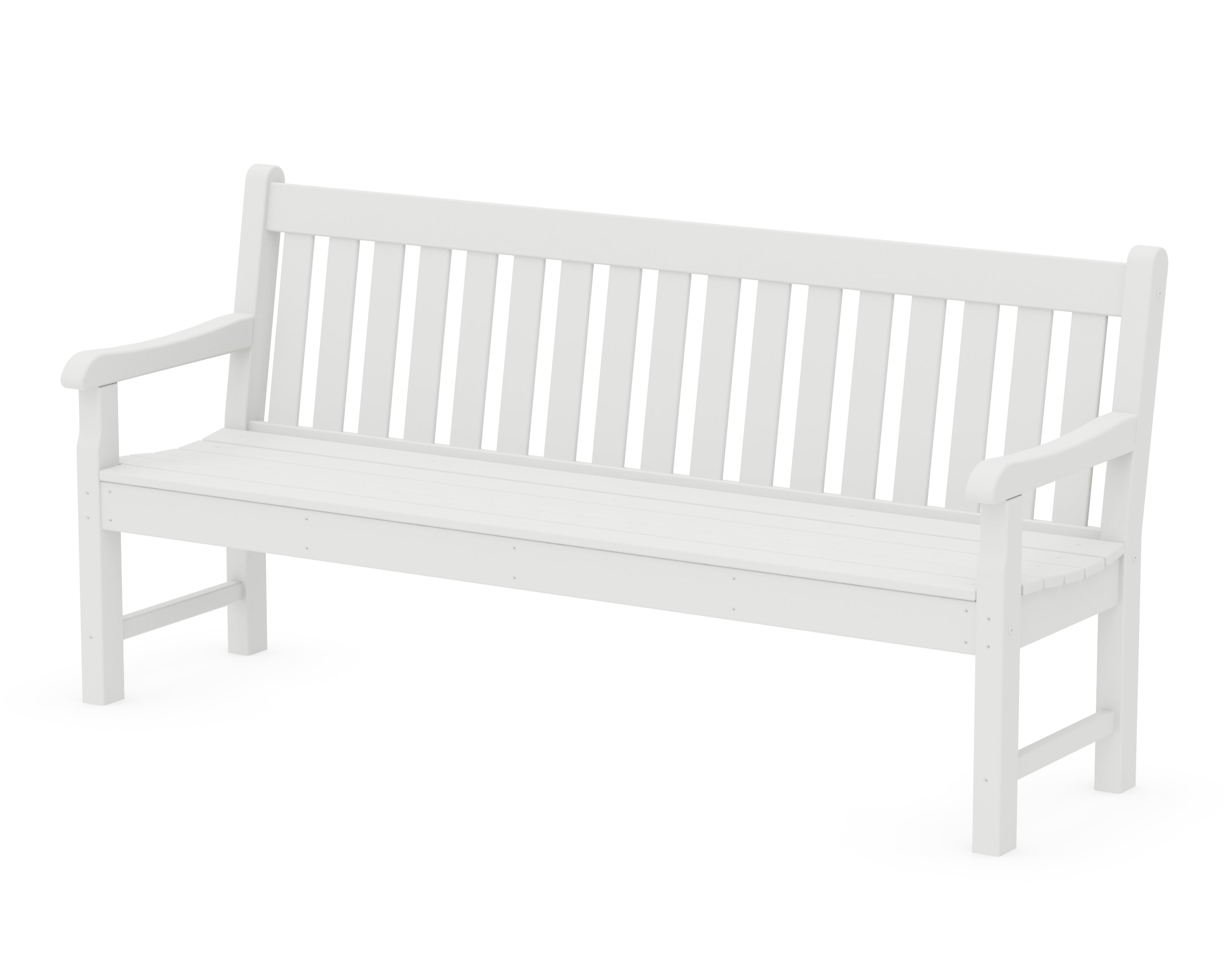 POLYWOOD® Rockford 72" Bench in White