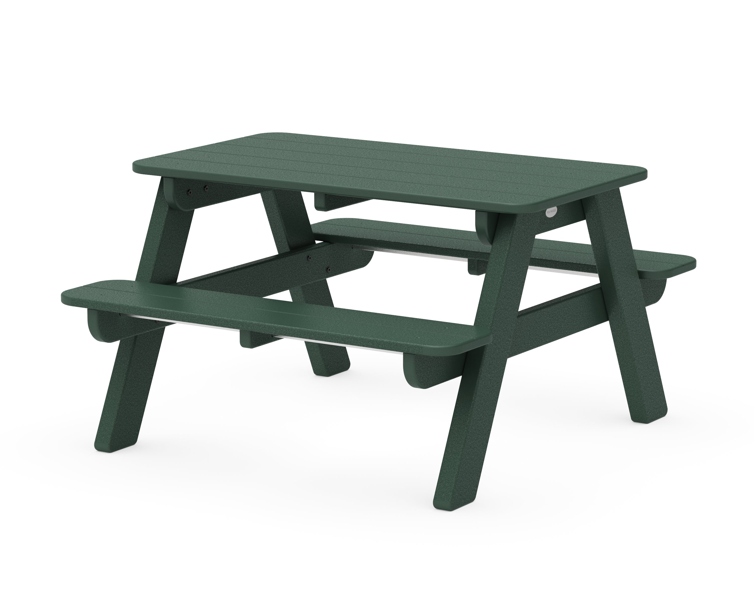 POLYWOOD® Kids Outdoor Picnic Table in Green