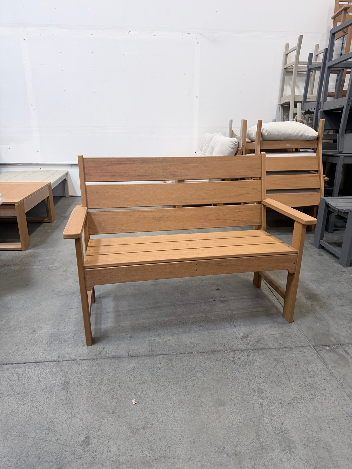 Polywood Lakeside 48" Bench in Teak