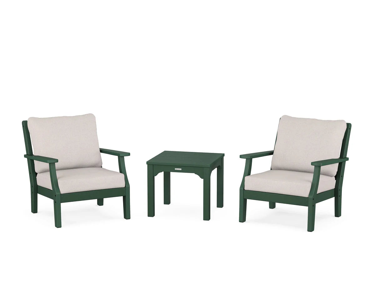 Chinoiserie 3-Piece Deep Seating Set