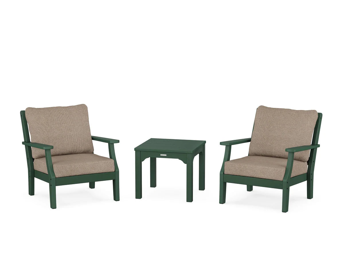Chinoiserie 3-Piece Deep Seating Set