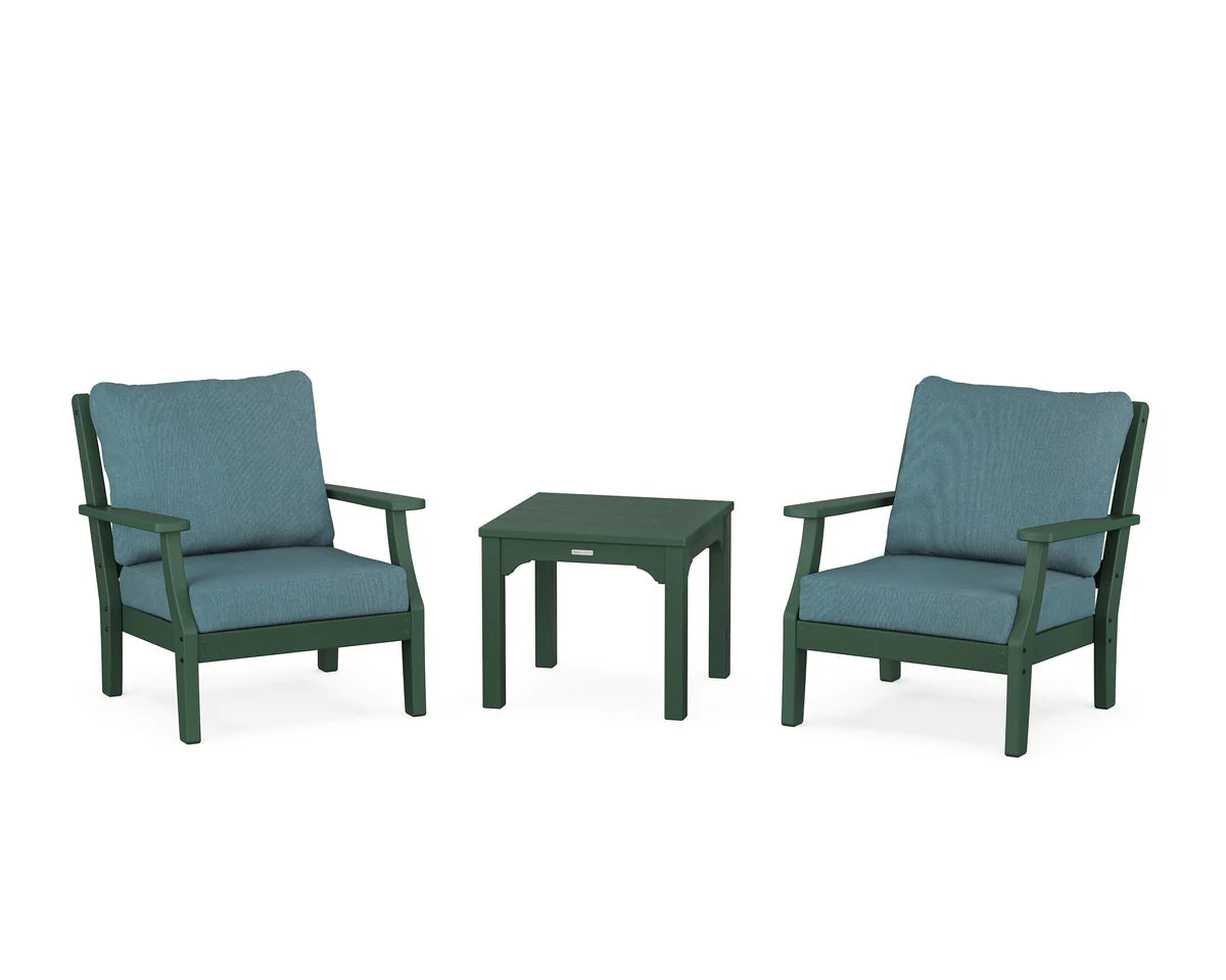 Chinoiserie 3-Piece Deep Seating Set