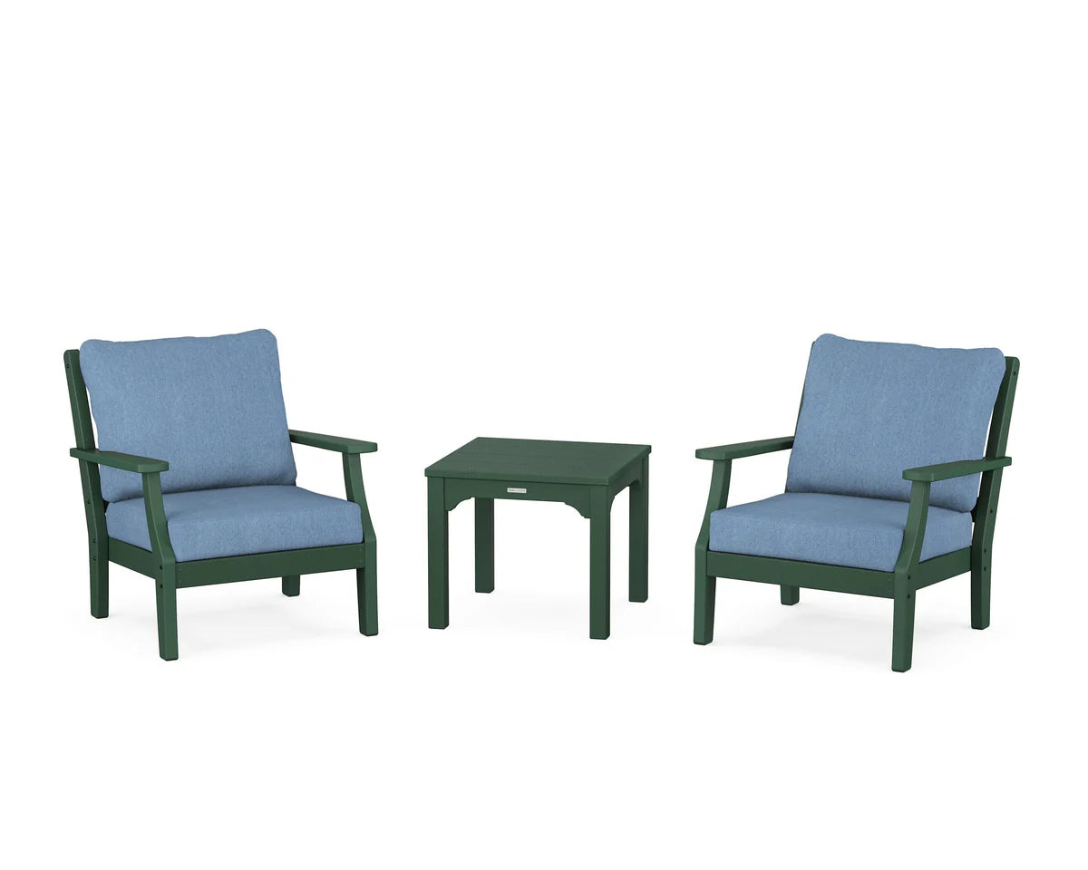 Chinoiserie 3-Piece Deep Seating Set