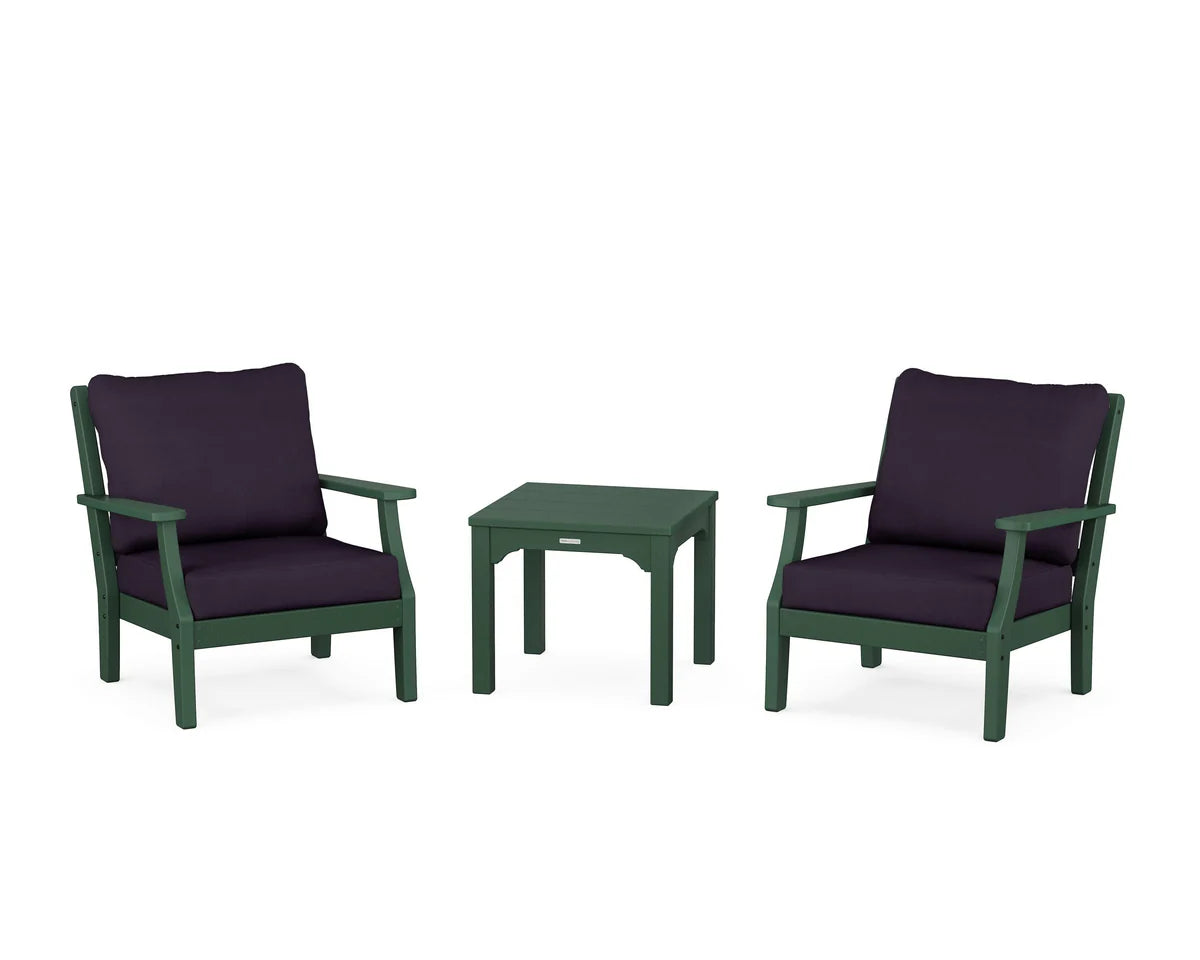 Chinoiserie 3-Piece Deep Seating Set