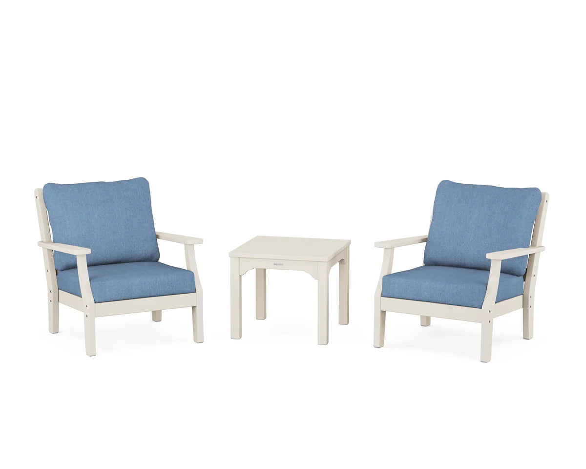 Chinoiserie 3-Piece Deep Seating Set