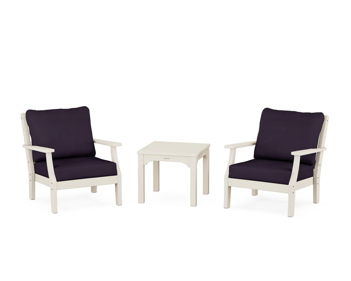 Chinoiserie 3-Piece Deep Seating Set