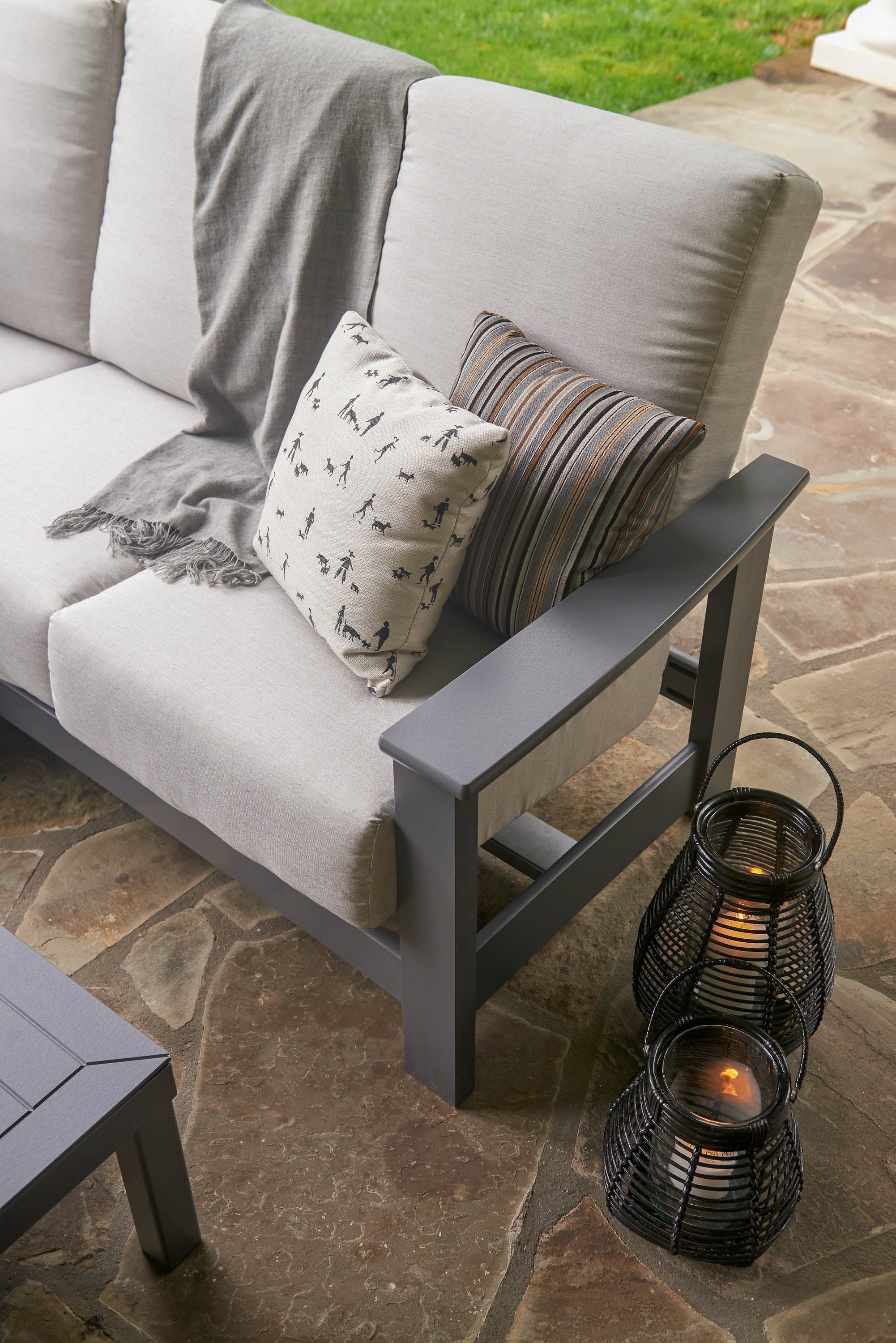 Leeward Three-Seat Sofa w/ Polymer Arms