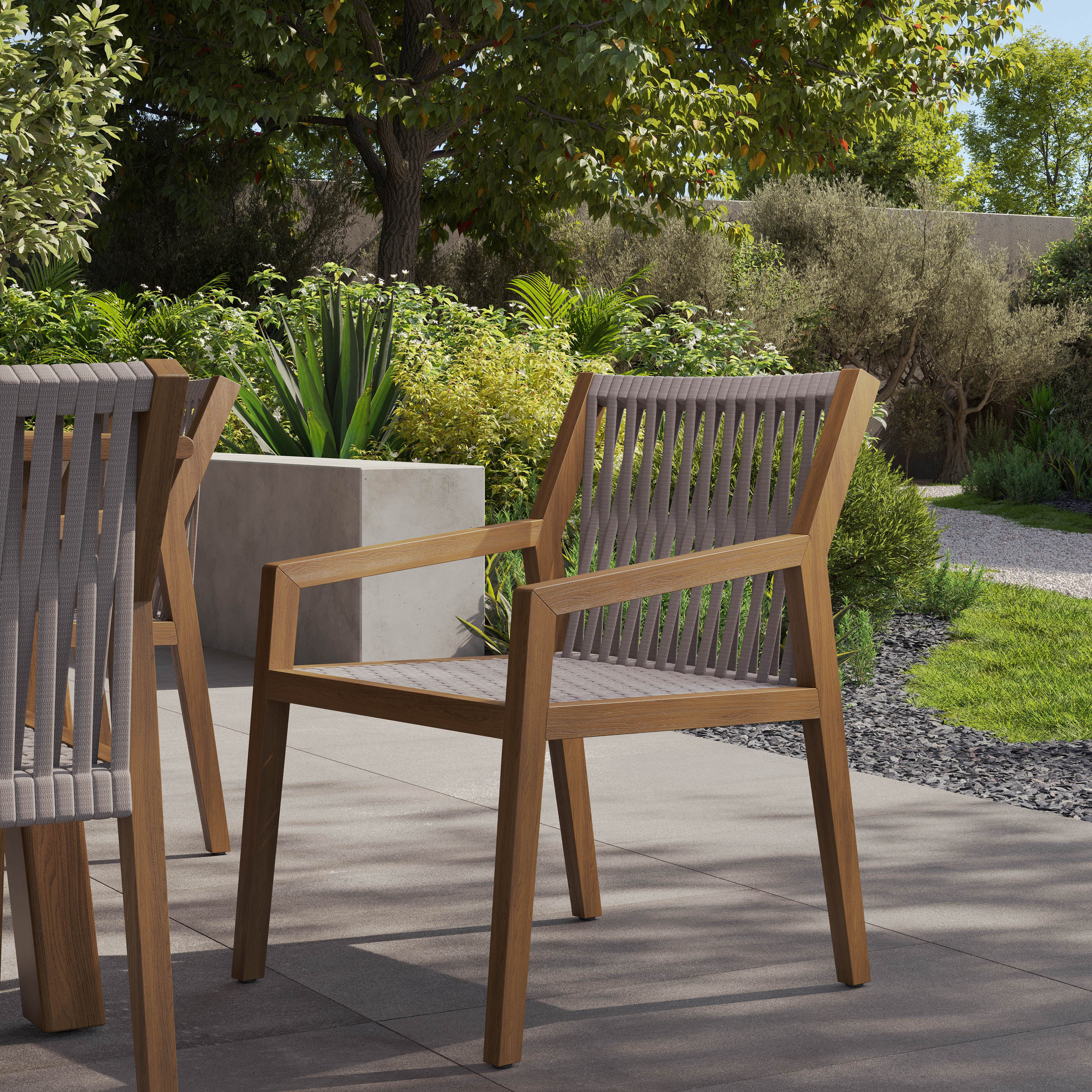Lido Dining Chair with Seat Cushion