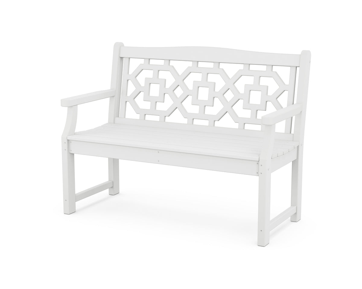 Chinoiserie 48" Garden Bench