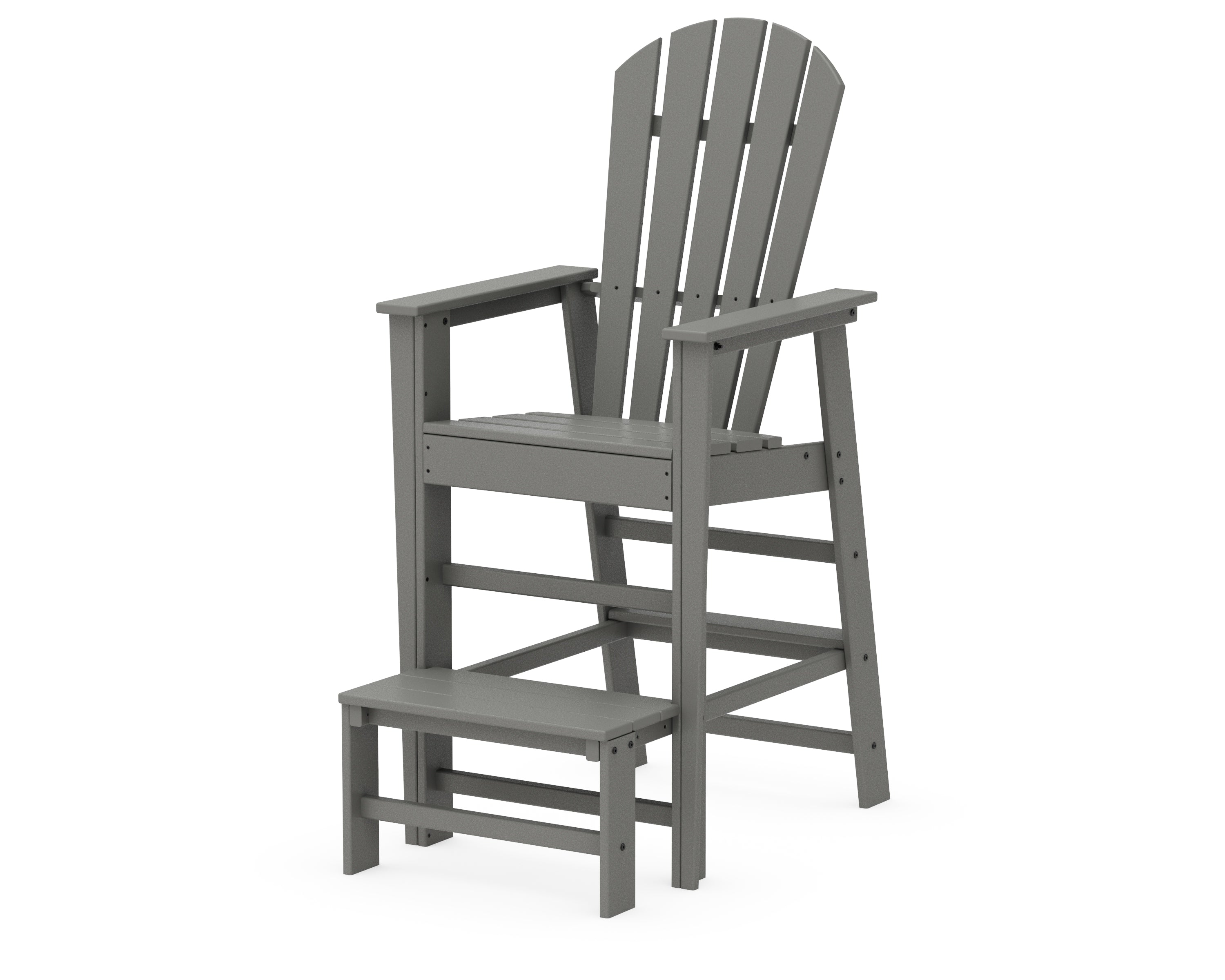 POLYWOOD® South Beach Lifeguard Chair in Slate Grey