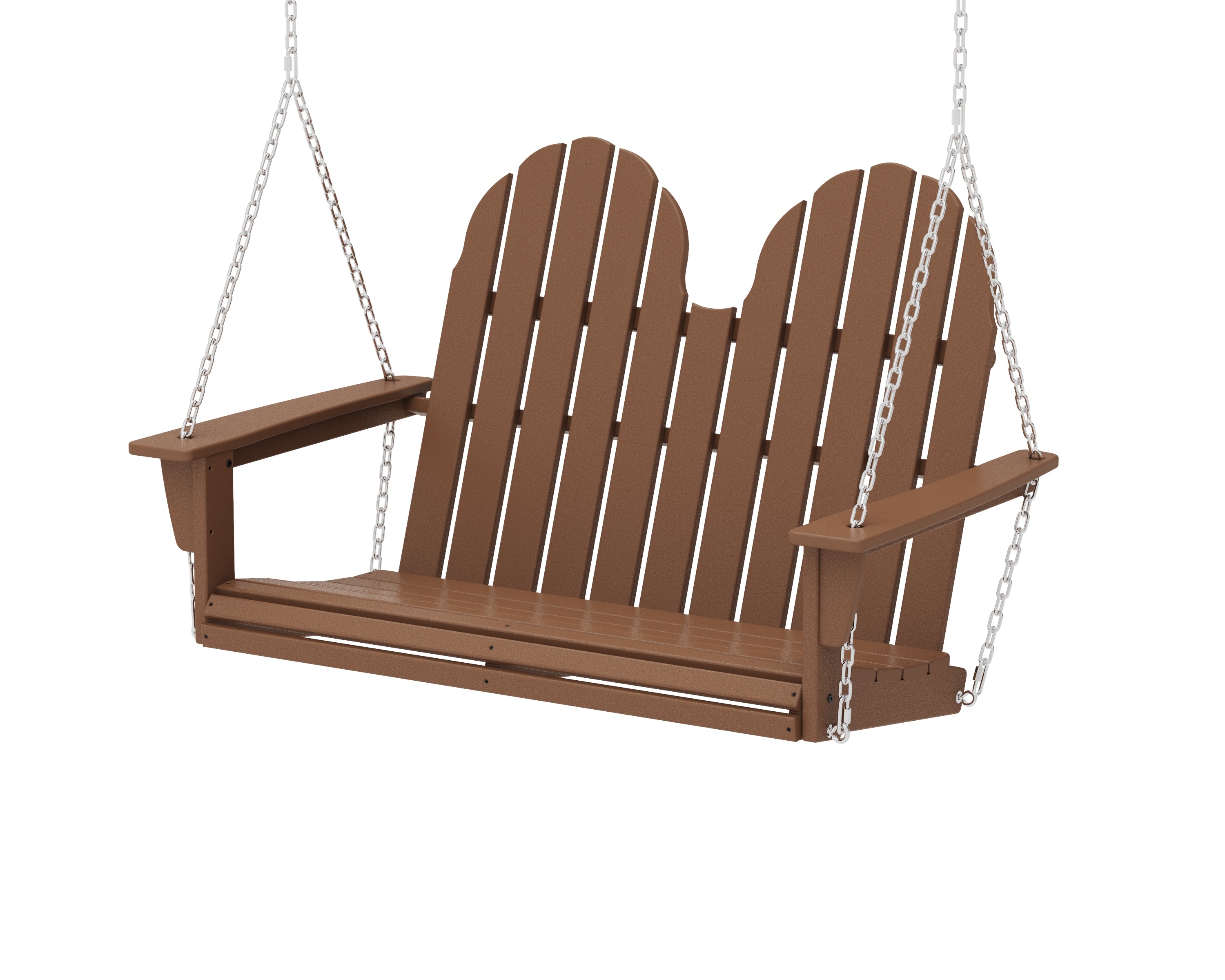 POLYWOOD® Vineyard Adirondack 48" Swing in Teak