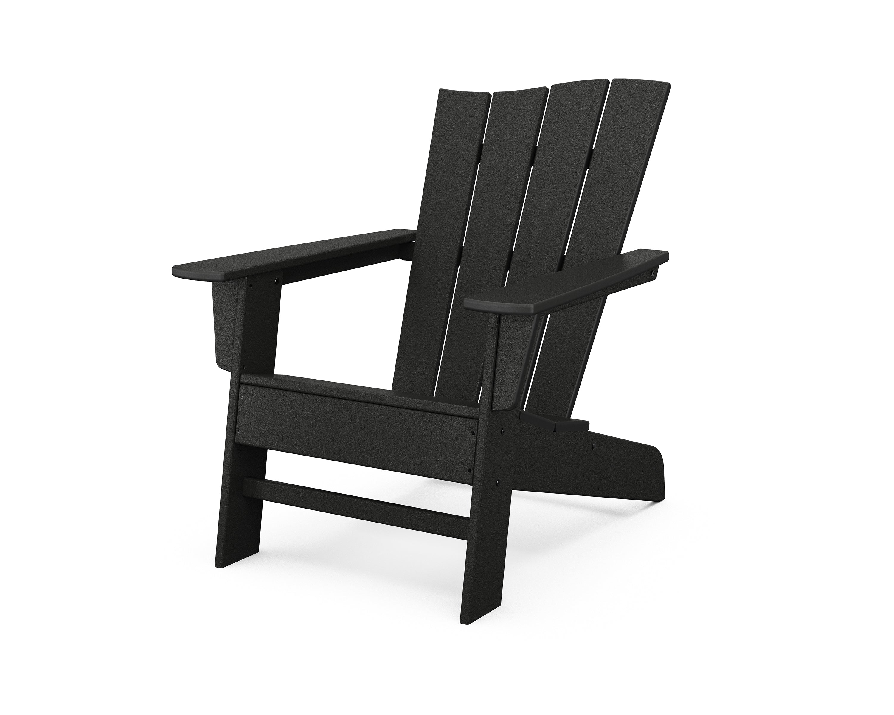 POLYWOOD® The Wave Chair Right in Black