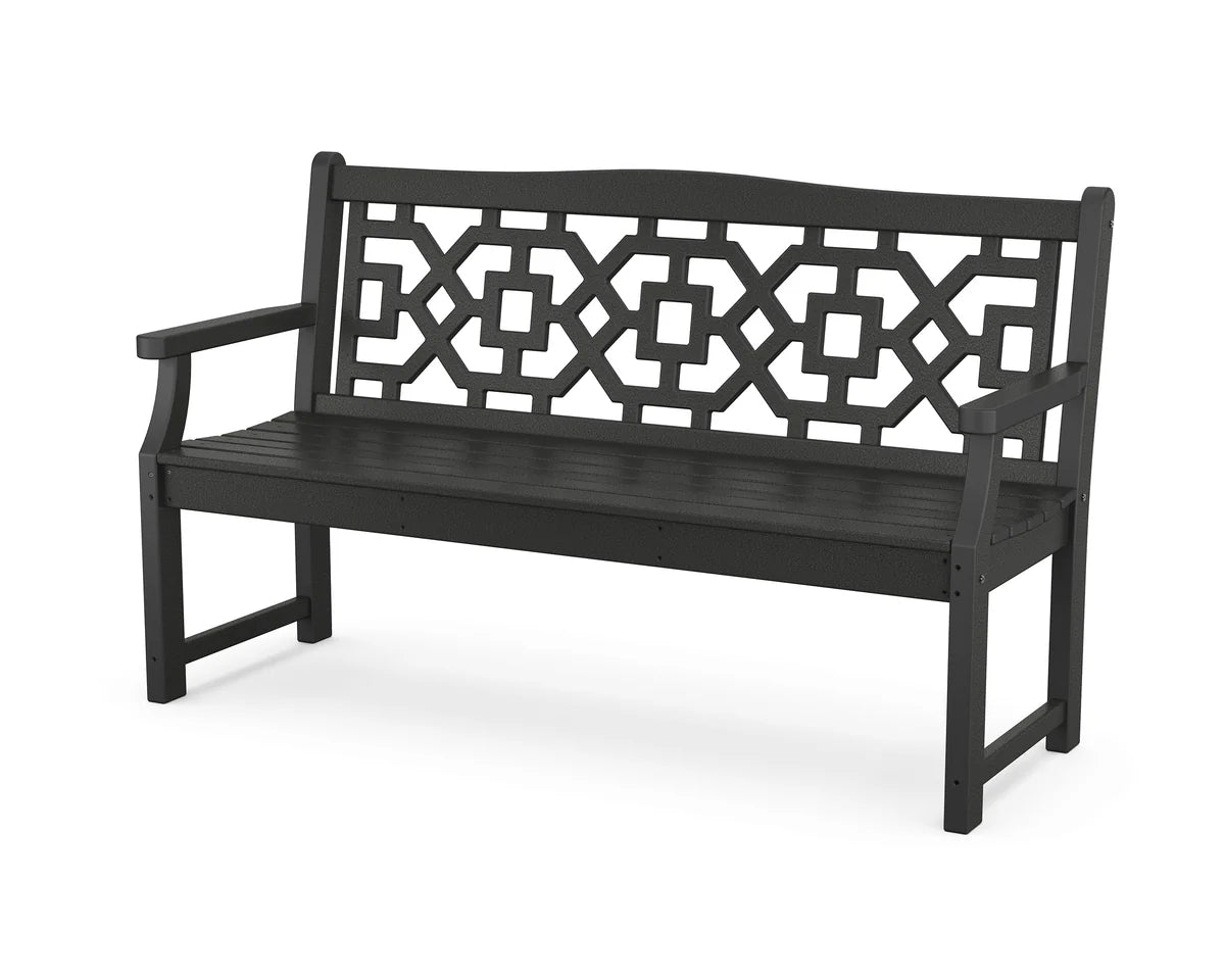 Chinoiserie 60" Garden Bench