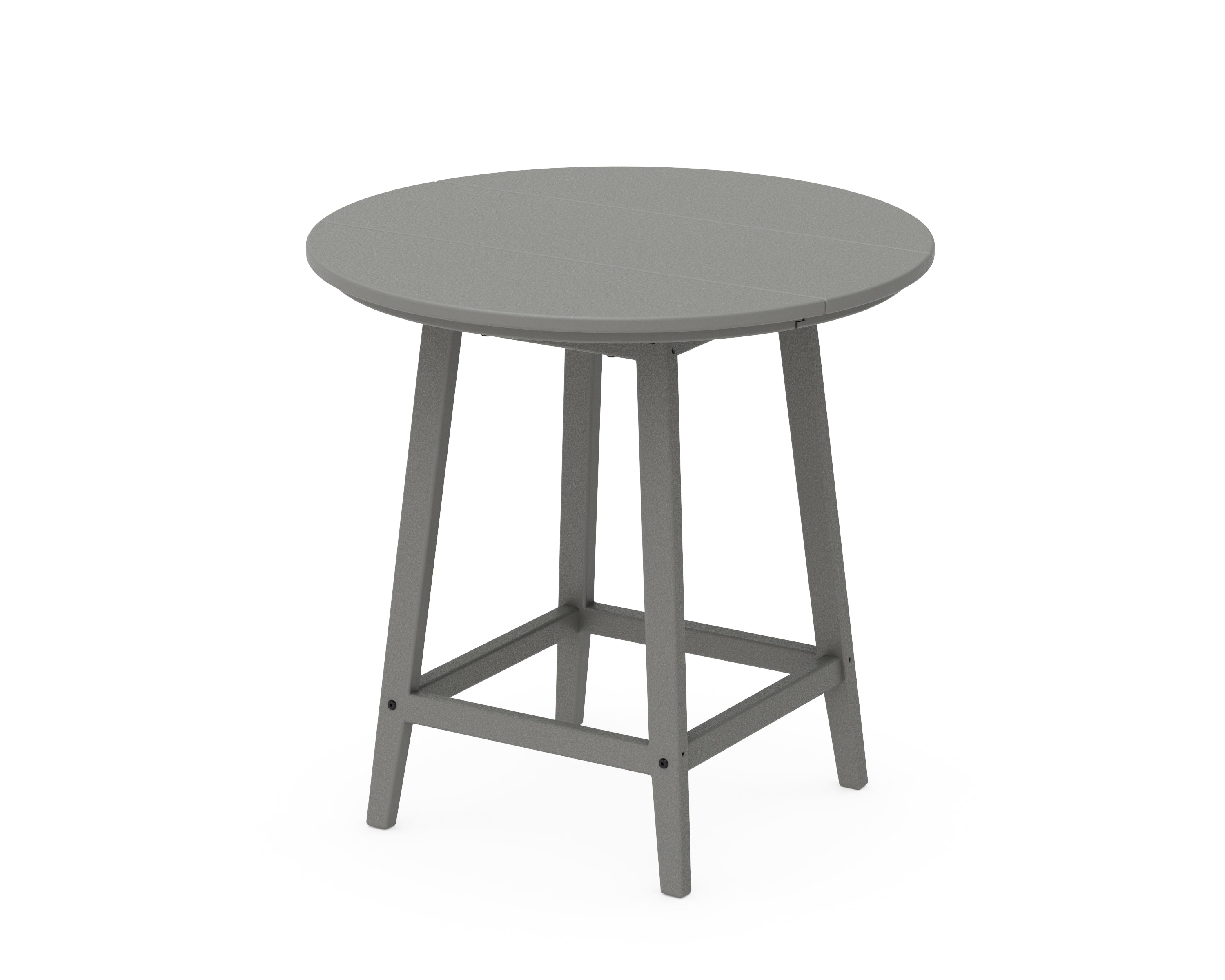 POLYWOOD® Studio 30" Round Bistro Table in Slate Grey