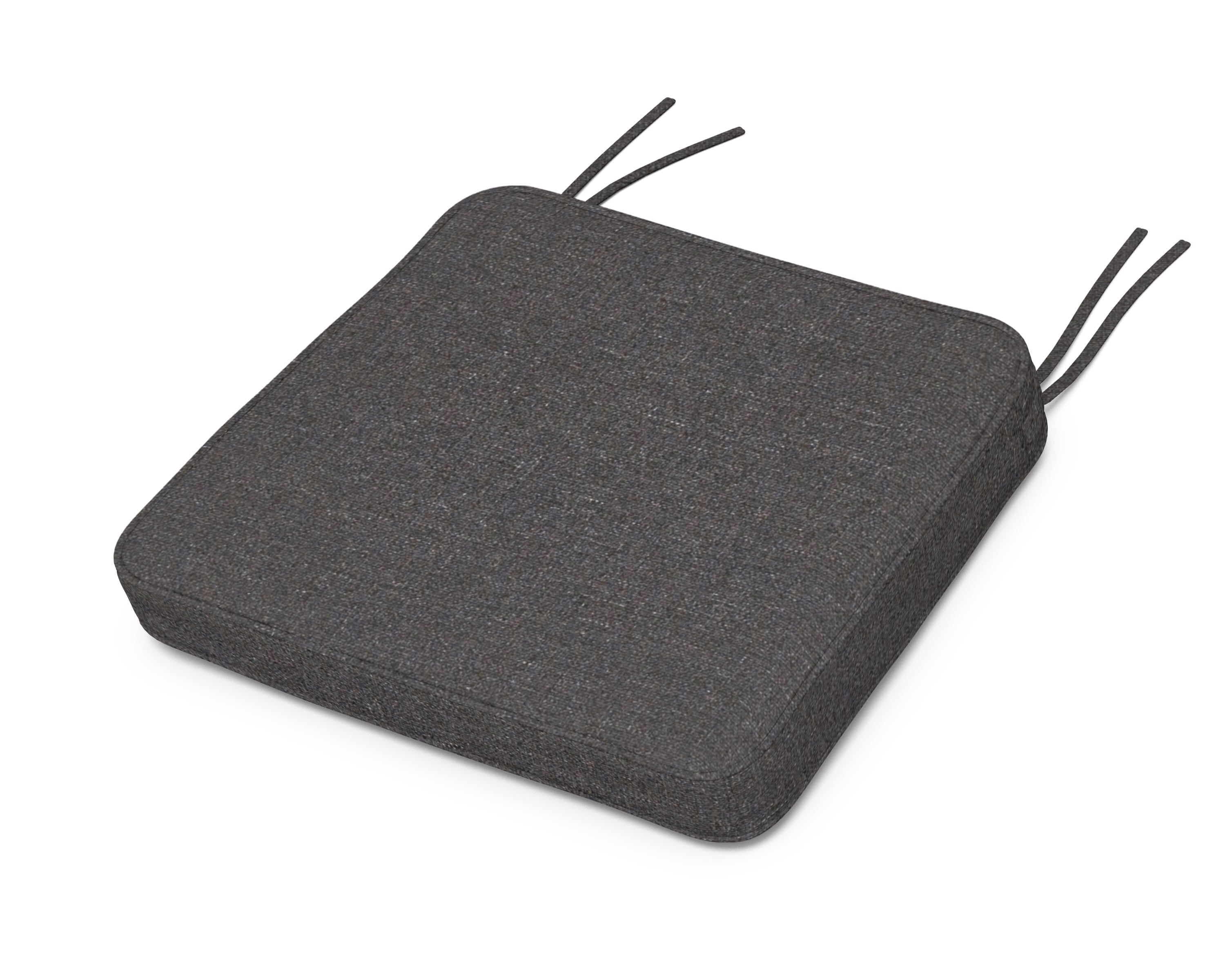 Martha Stewart by POLYWOOD® Chinoiserie Arm Chair Seat Cushion in Ash Charcoal