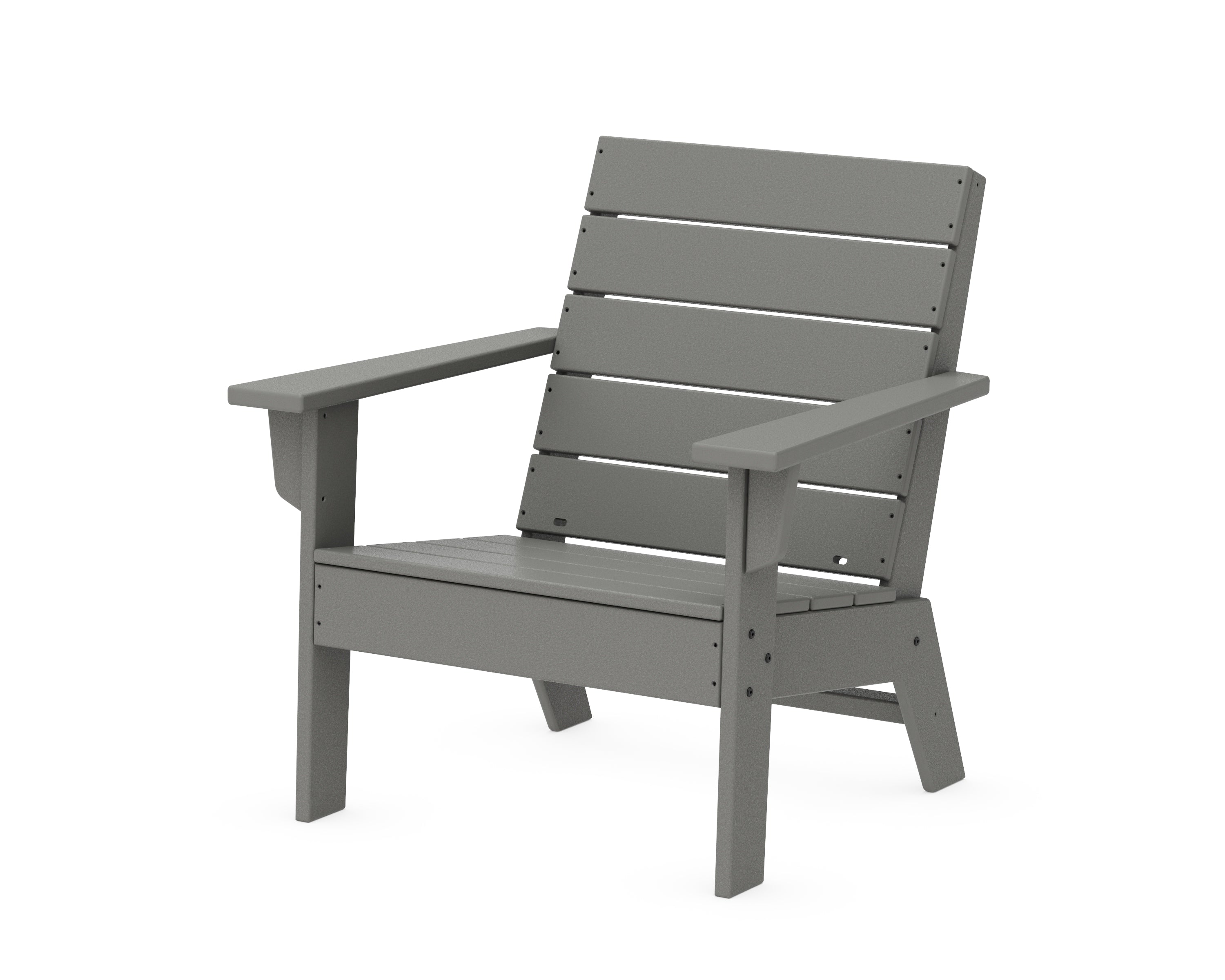POLYWOOD® Eastport Lounge Chair in Slate Grey