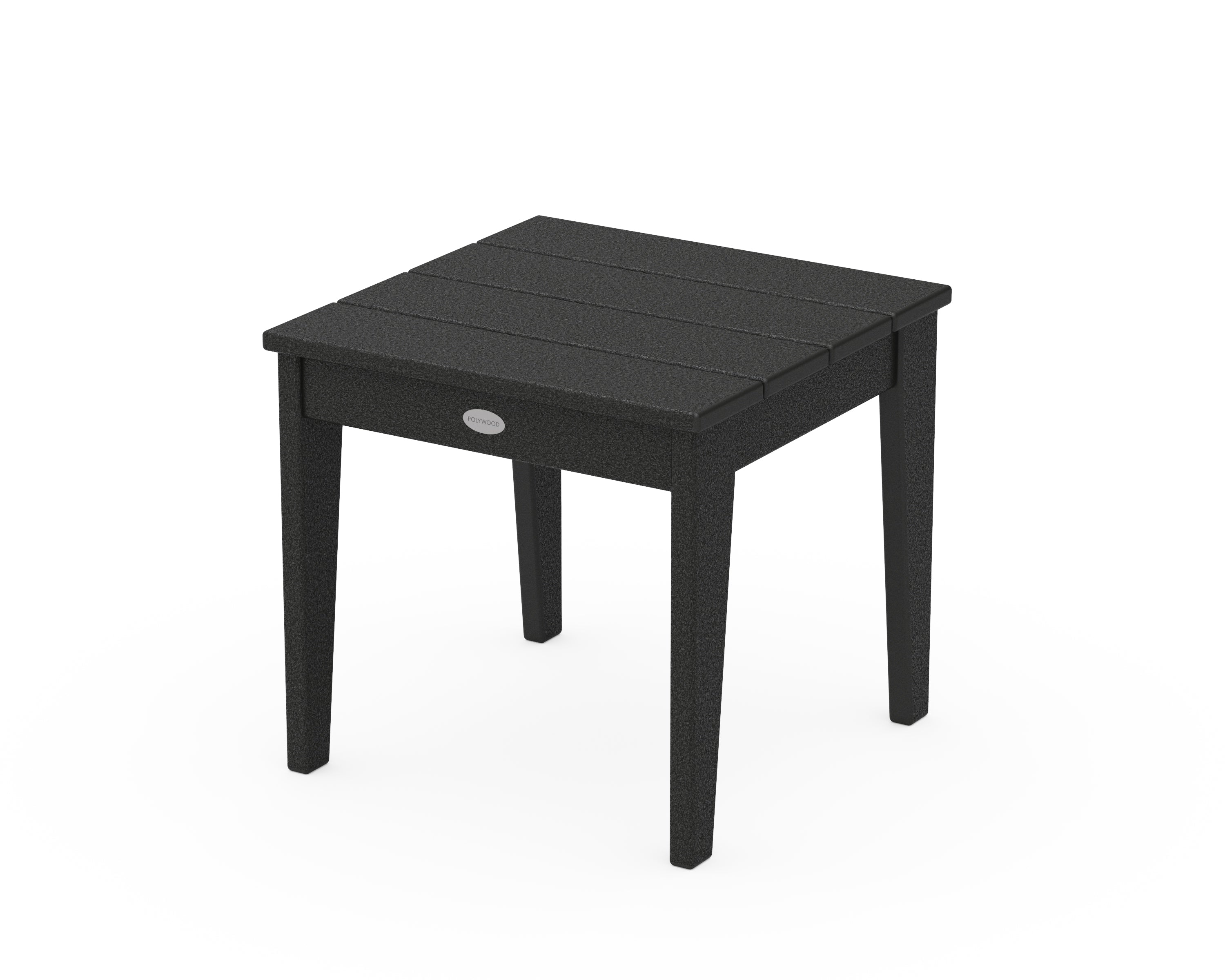 POLYWOOD® Newport 18" Side Table in Black