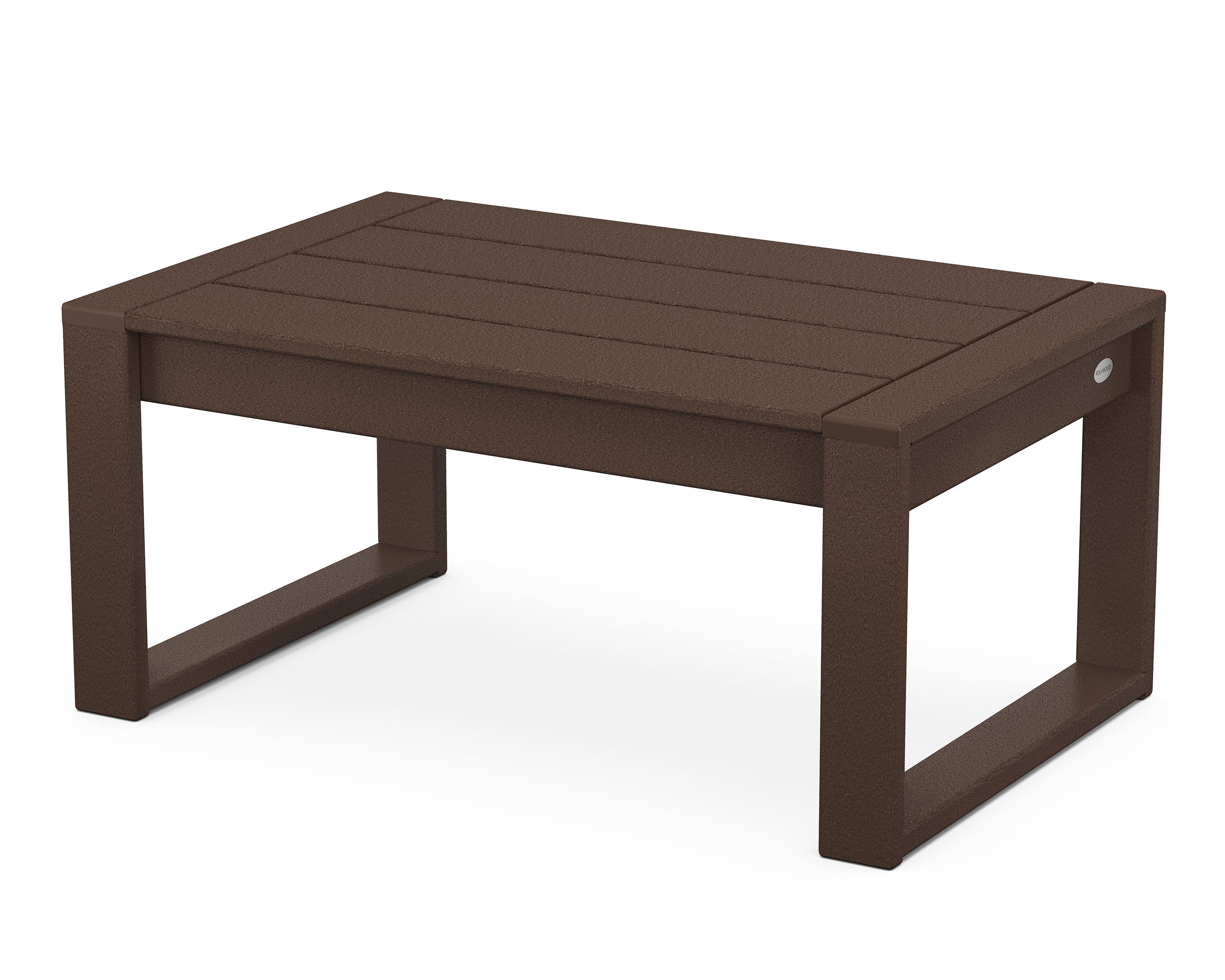 POLYWOOD® EDGE Coffee Table in Mahogany