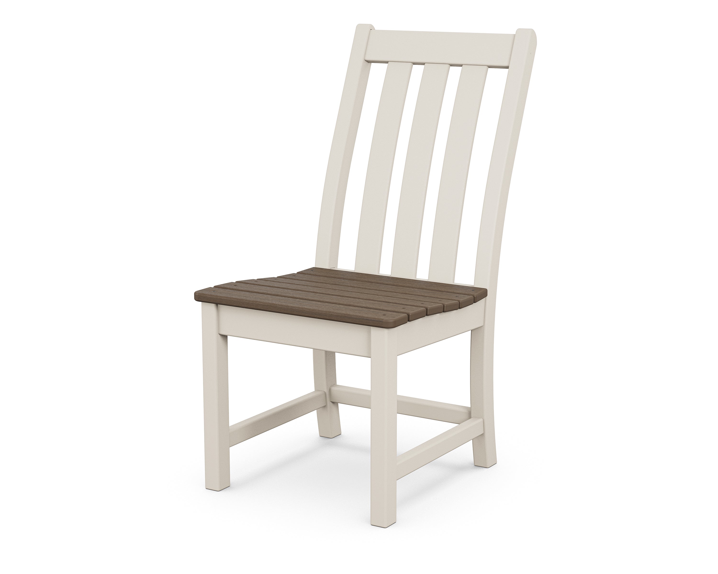 POLYWOOD® Vineyard Dining Side Chair in Sand / Kona