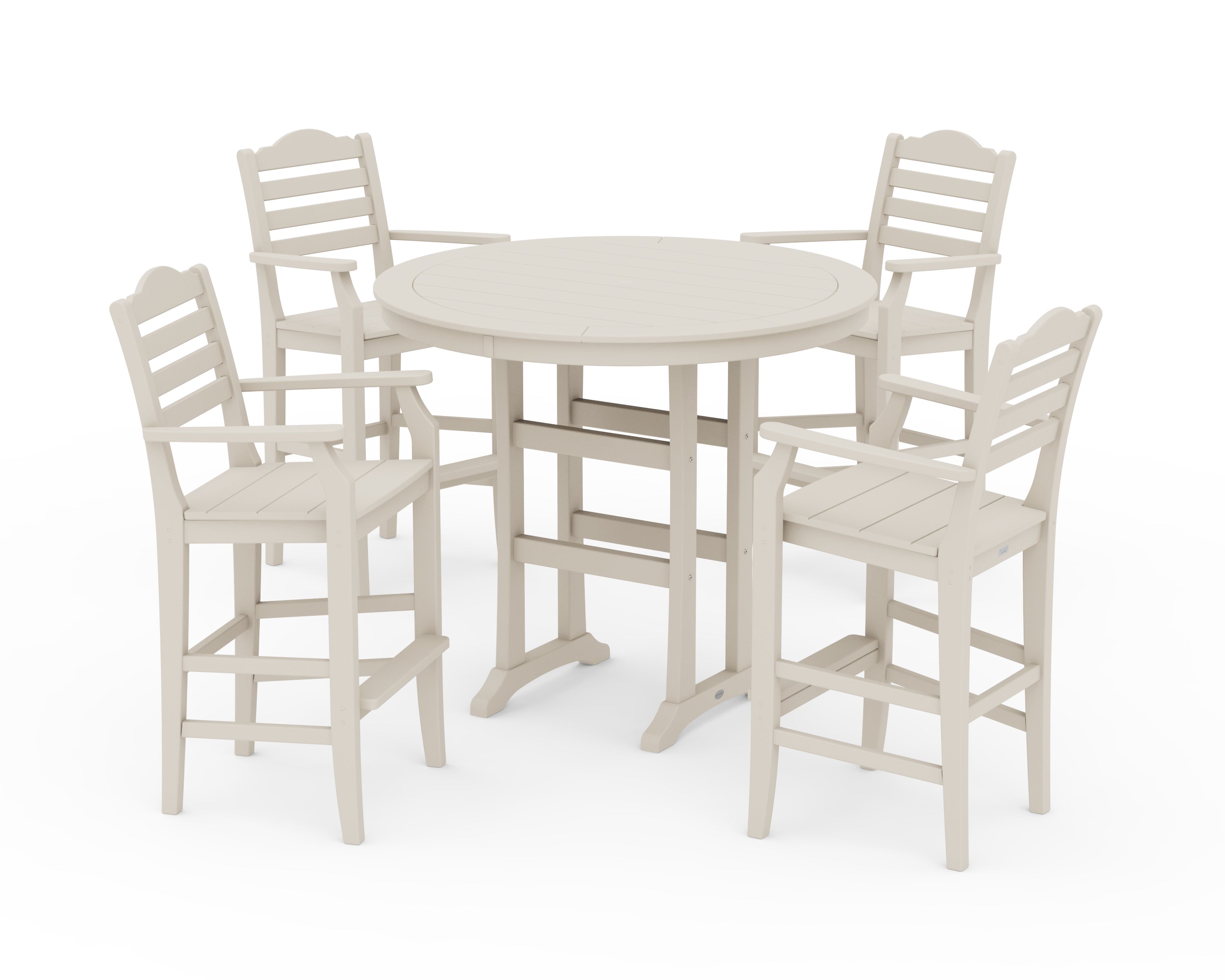 Draper James™ by POLYWOOD® Savannah 5-Piece Round Bar Set in Sand