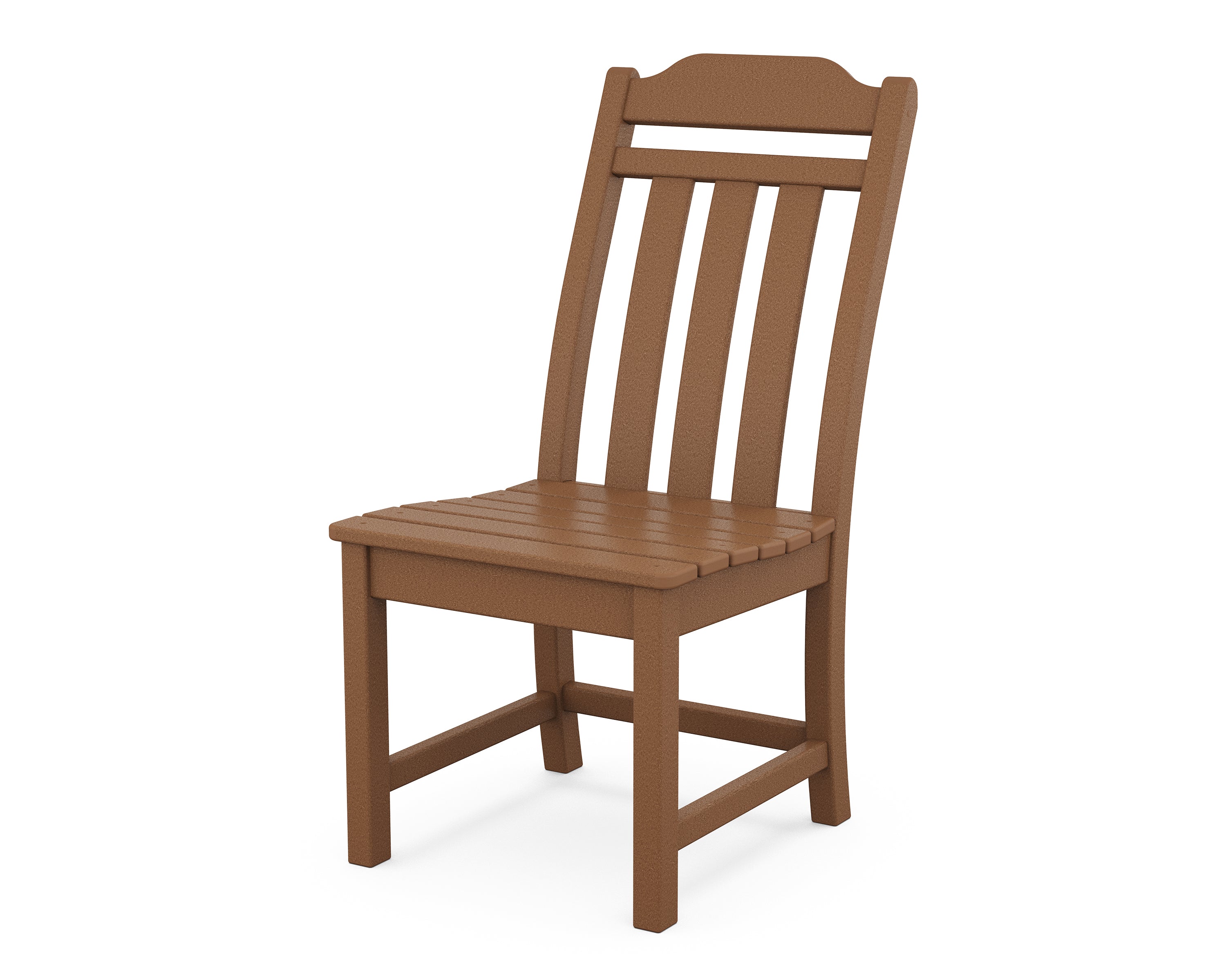 Country Living Cottage Dining Side Chair in Teak