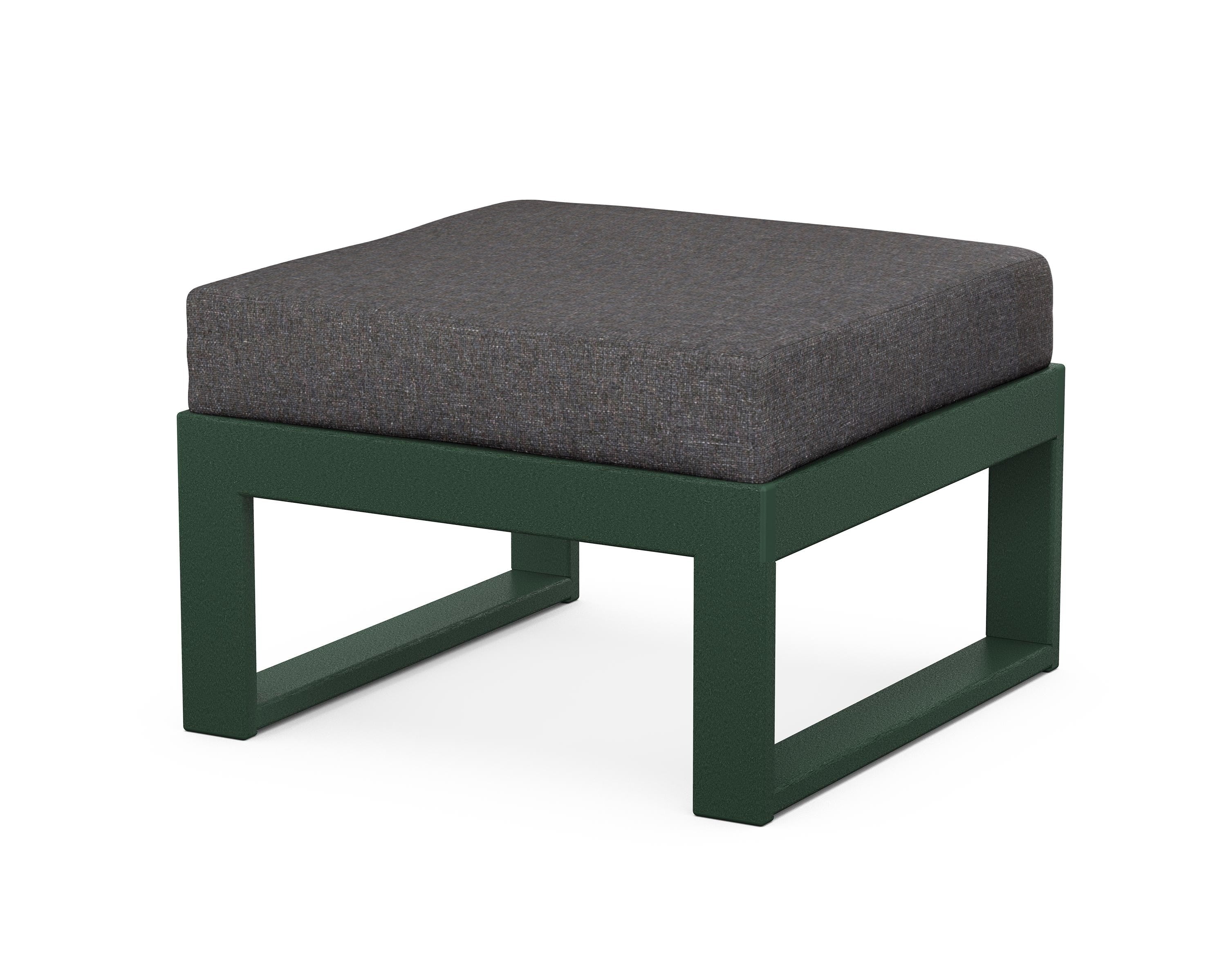 Unbranded Modular Ottoman - Modern in Green / Ash Charcoal