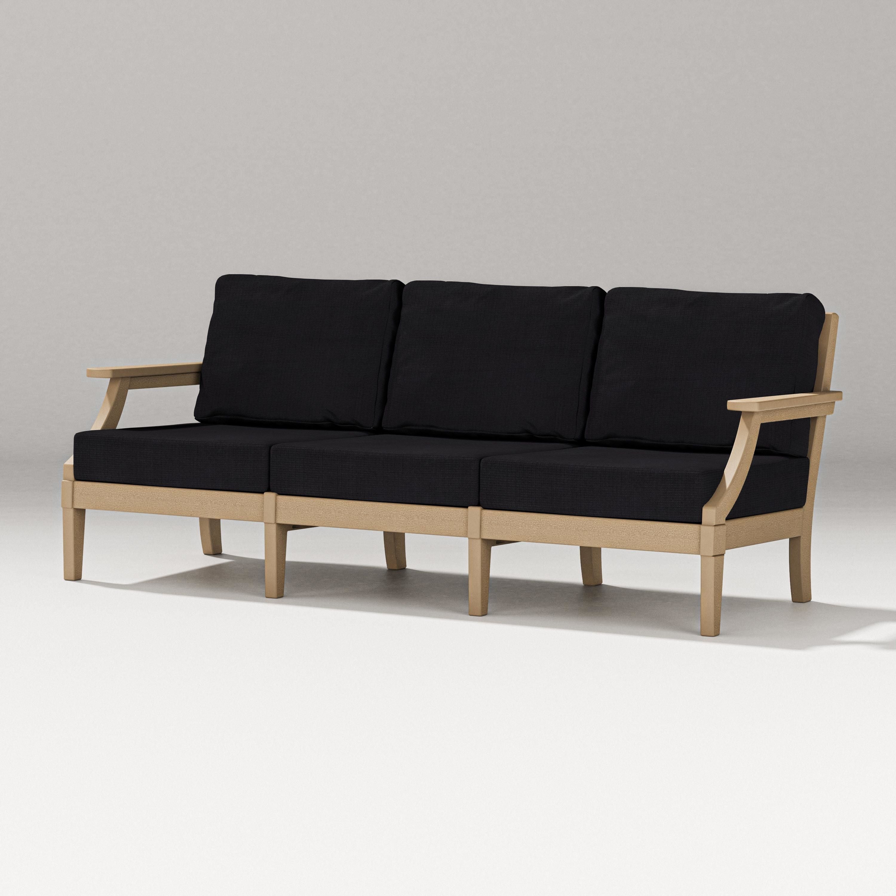 PW Designer Series Estate Sofa in Vintage Sahara / Midnight Linen