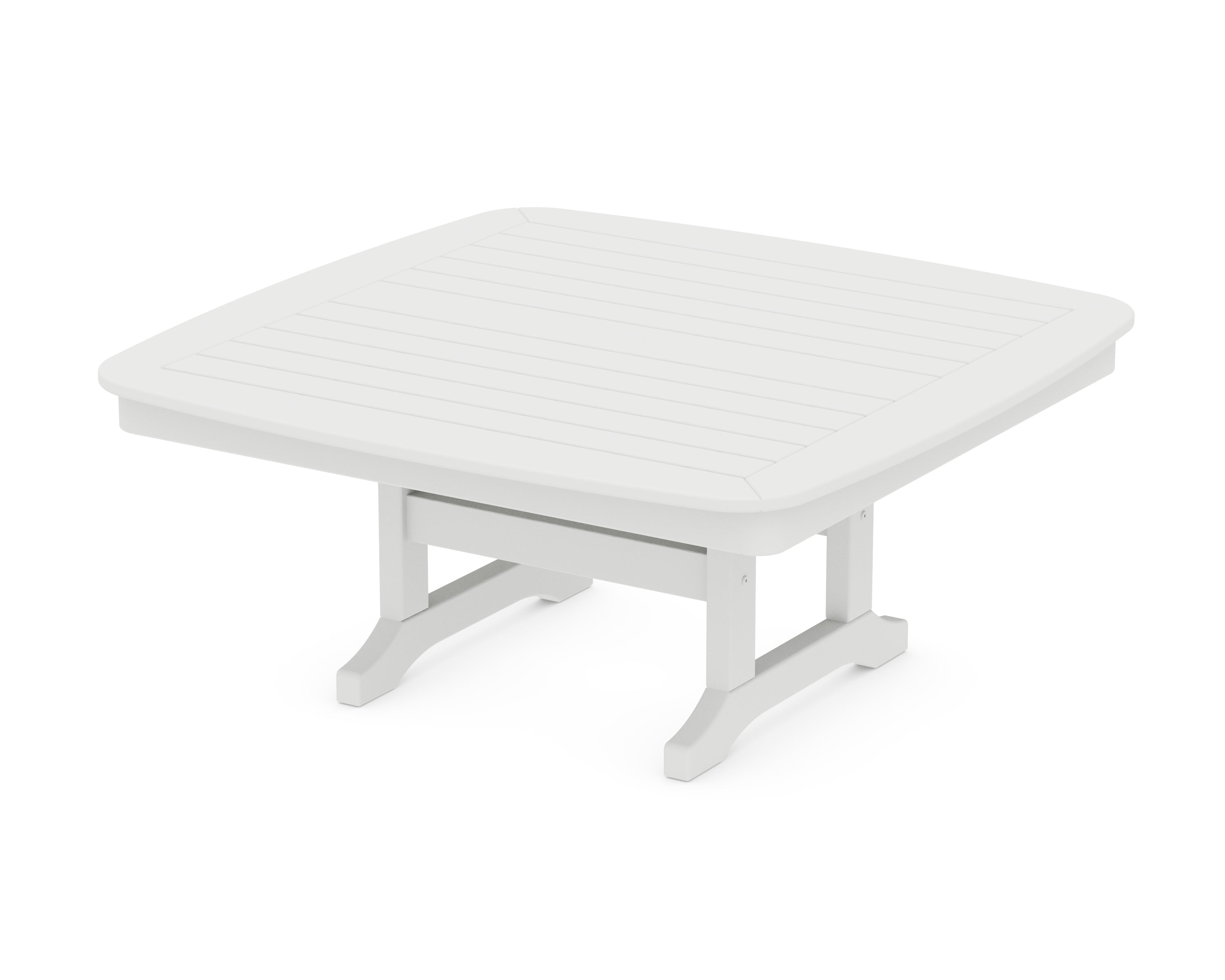 POLYWOOD® Nautical 44" Conversation Table in White