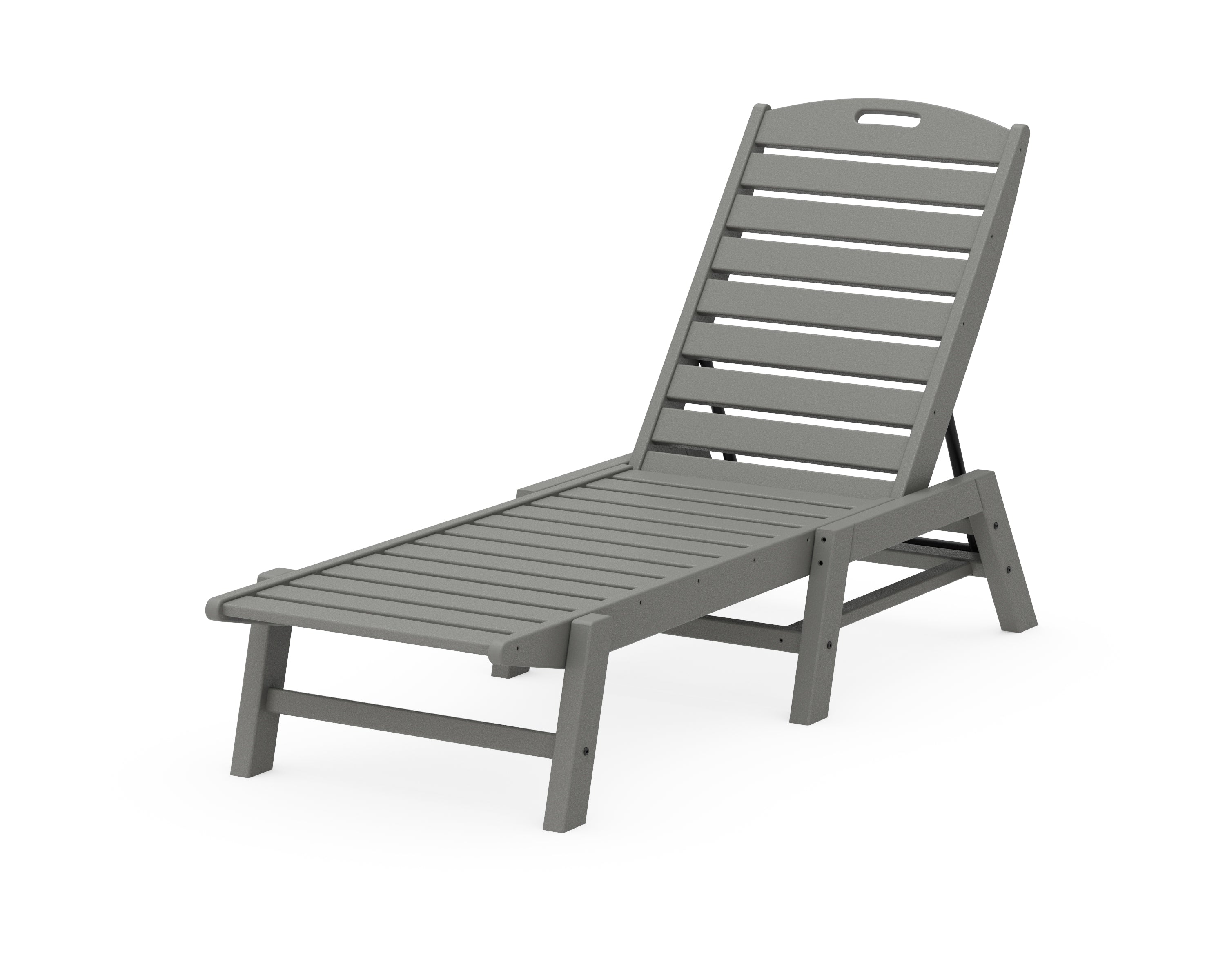 POLYWOOD® Nautical Chaise in Slate Grey