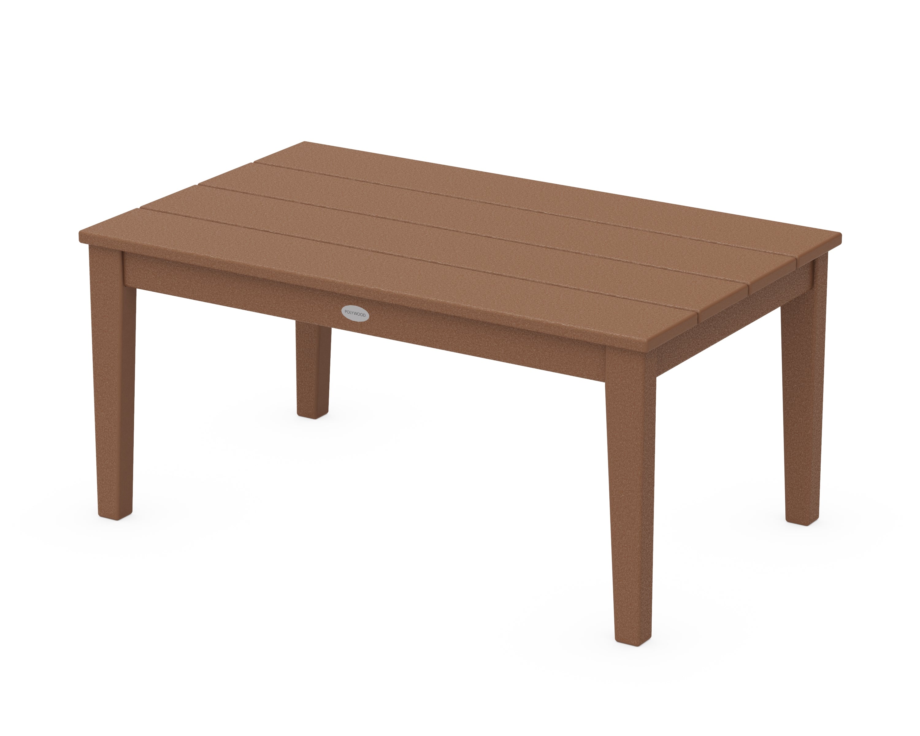 POLYWOOD® Newport 22" x 36" Coffee Table in Teak