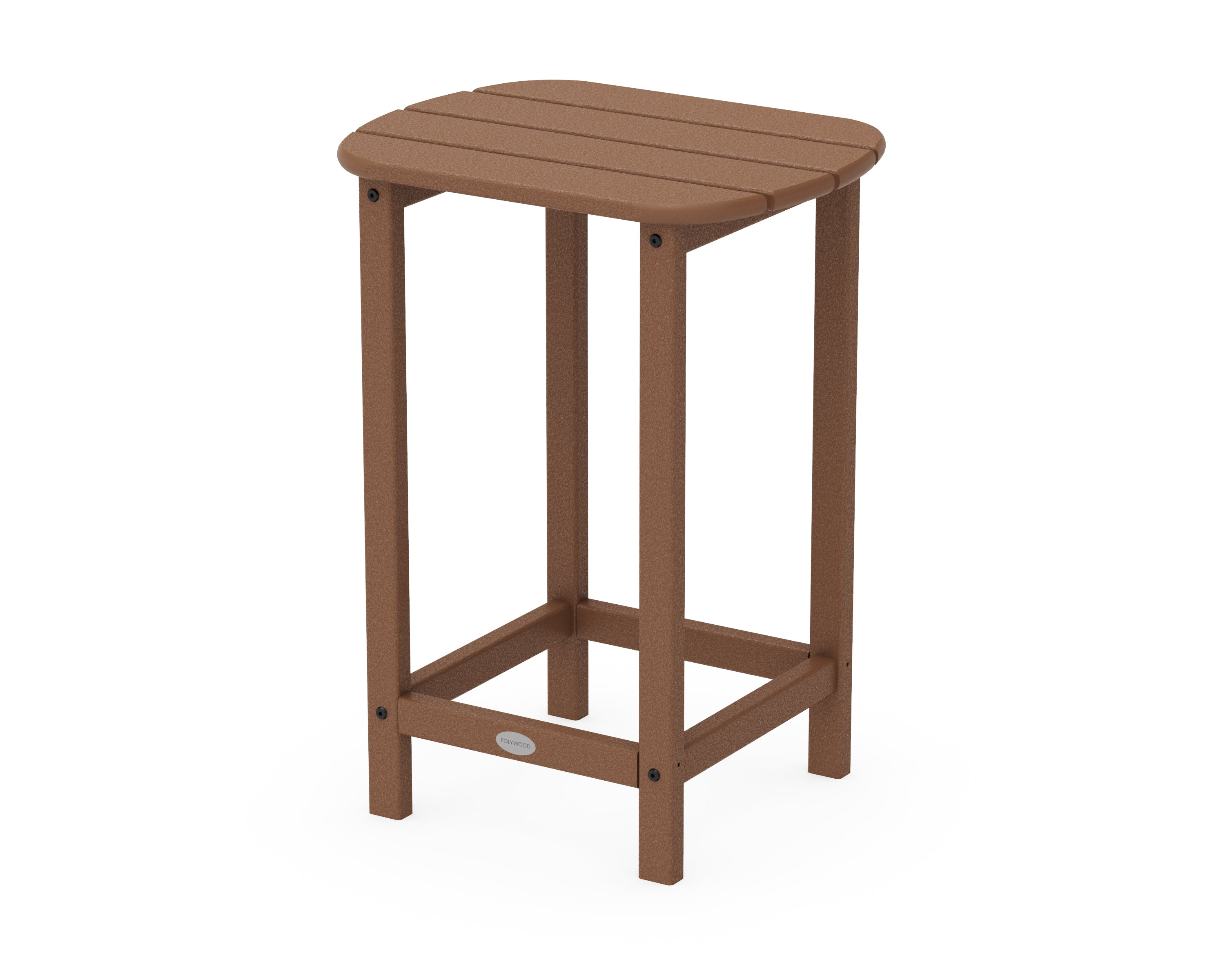 POLYWOOD® South Beach 26" Counter Side Table in Teak