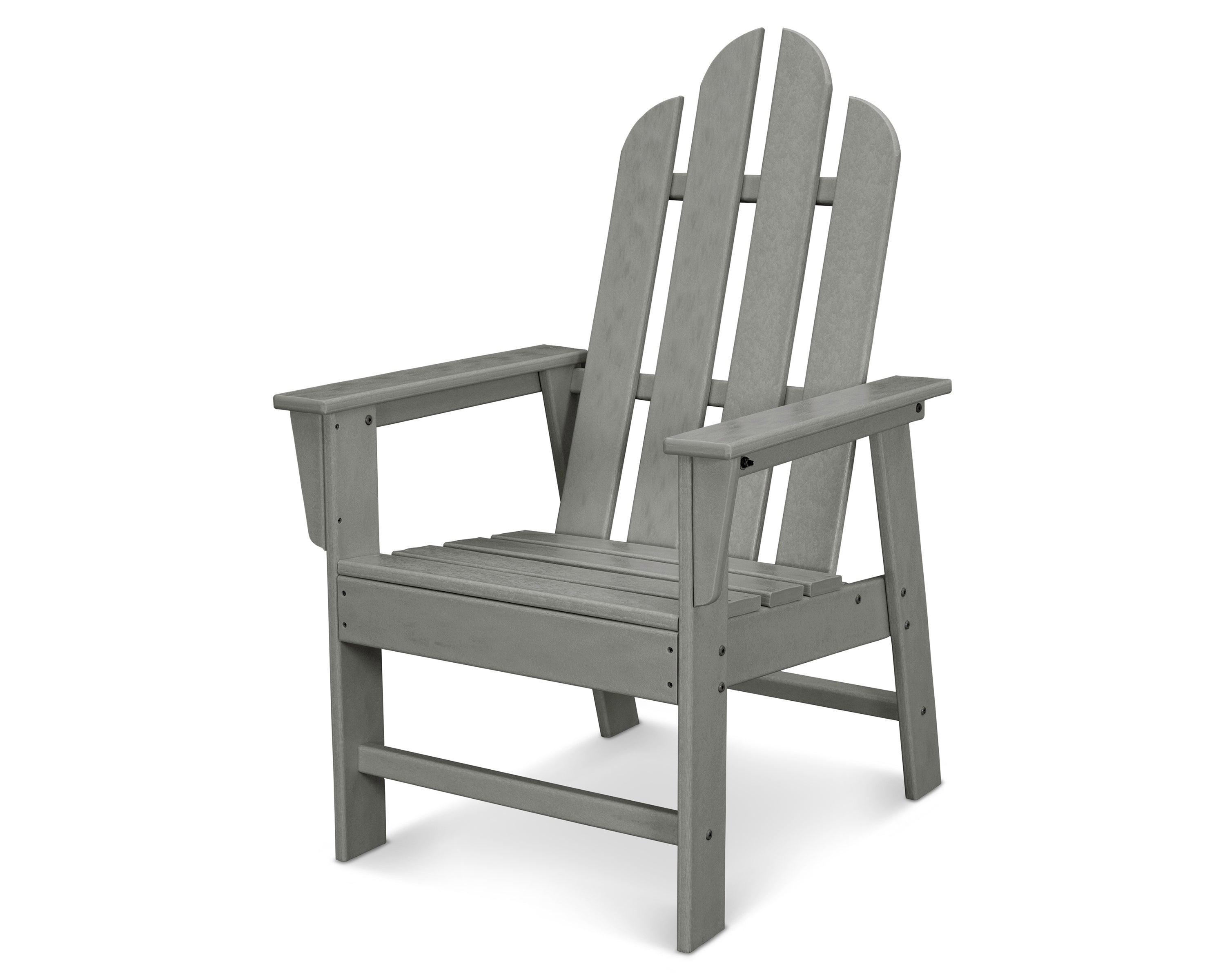 POLYWOOD® Long Island Dining Chair in Slate Grey