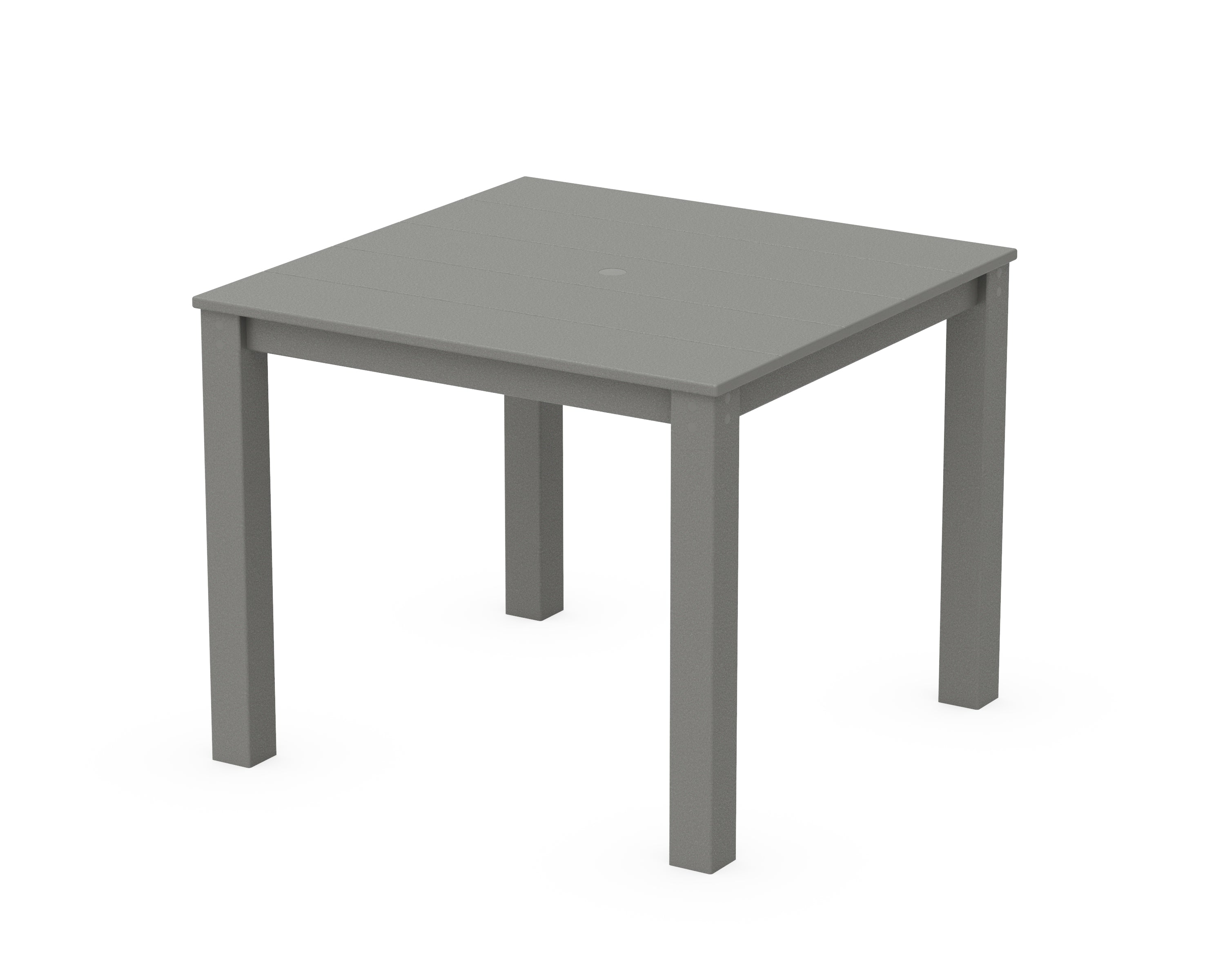 POLYWOOD® Parsons 38" X 38" Dining Table in Slate Grey