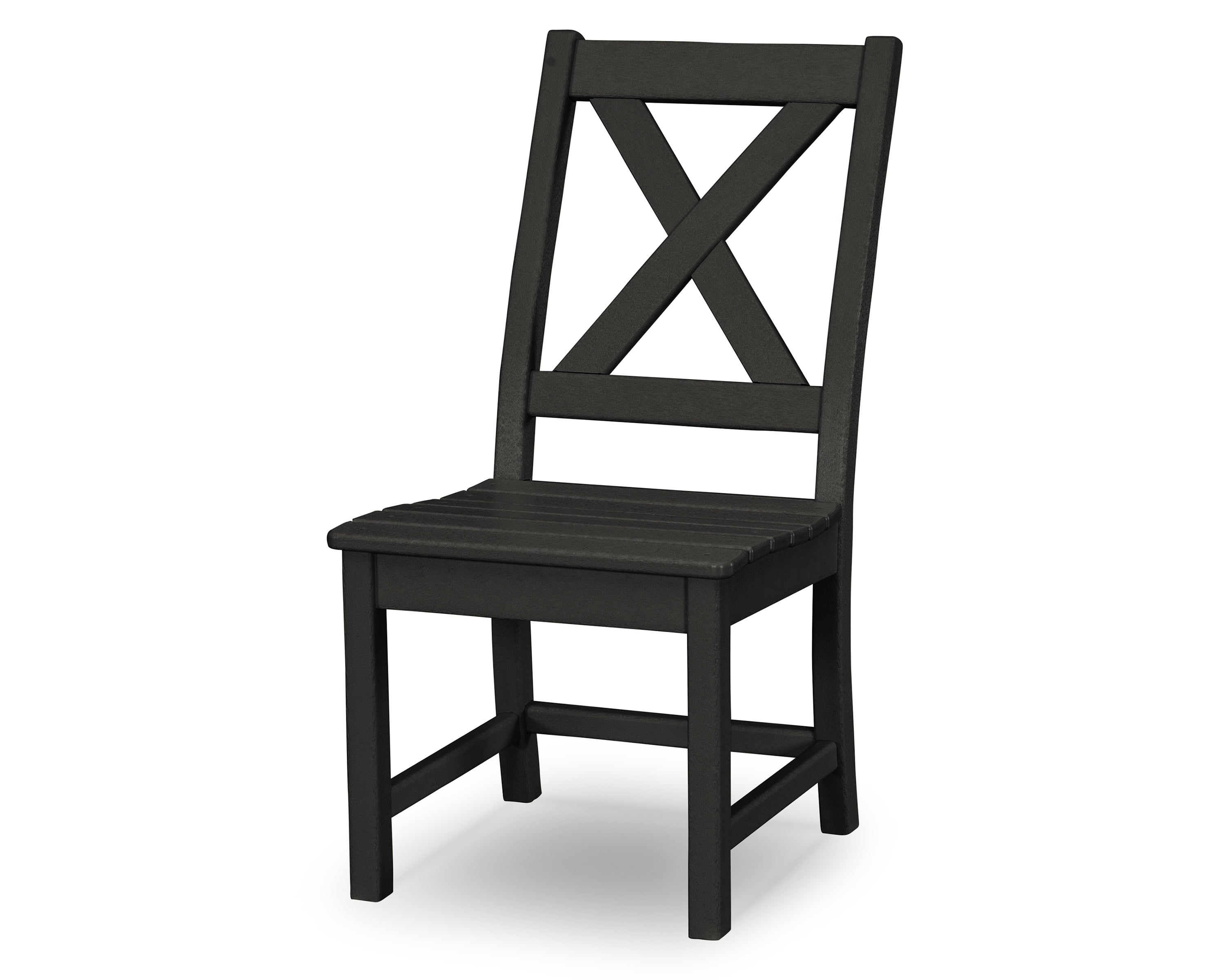POLYWOOD® Braxton Dining Side Chair in Black