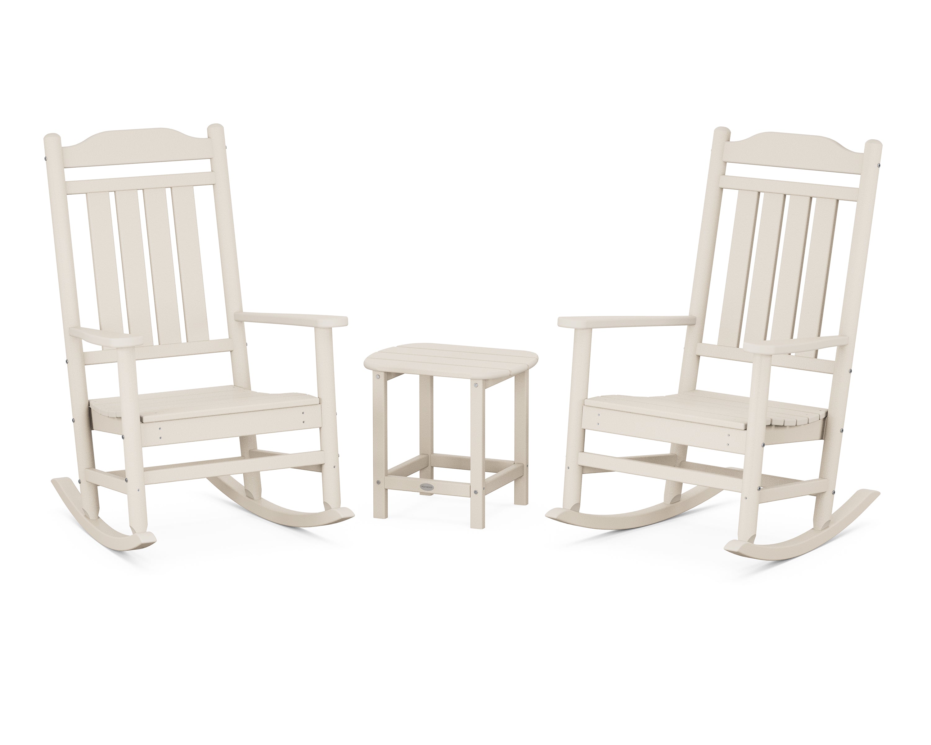 Country Living Cottage Legacy Rocking Chair 3-Piece Set in Sand
