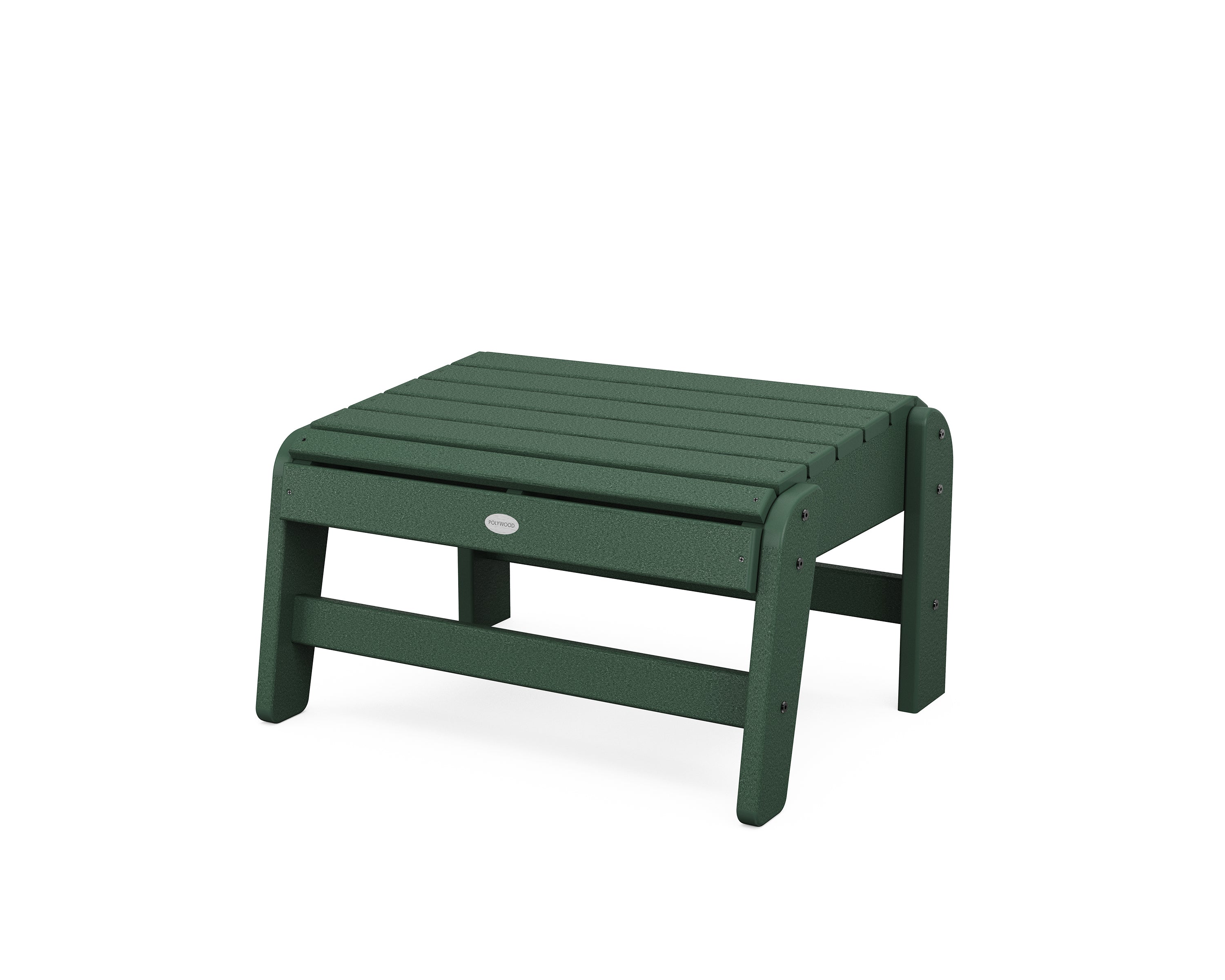 POLYWOOD® Grand Adirondack Ottoman in Green