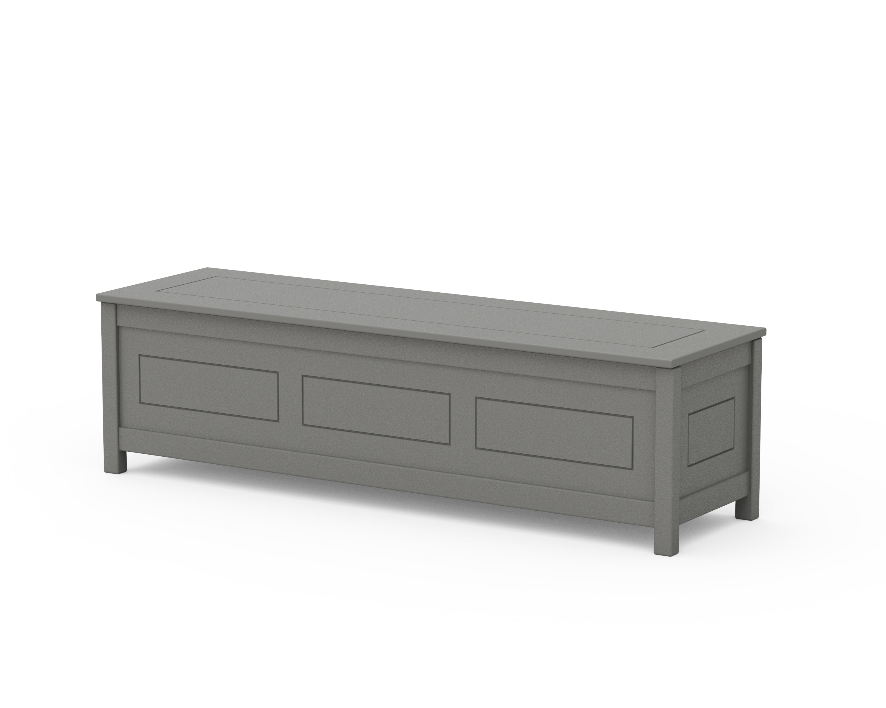 Country Living Country Living 60" Storage Bench in Slate Grey
