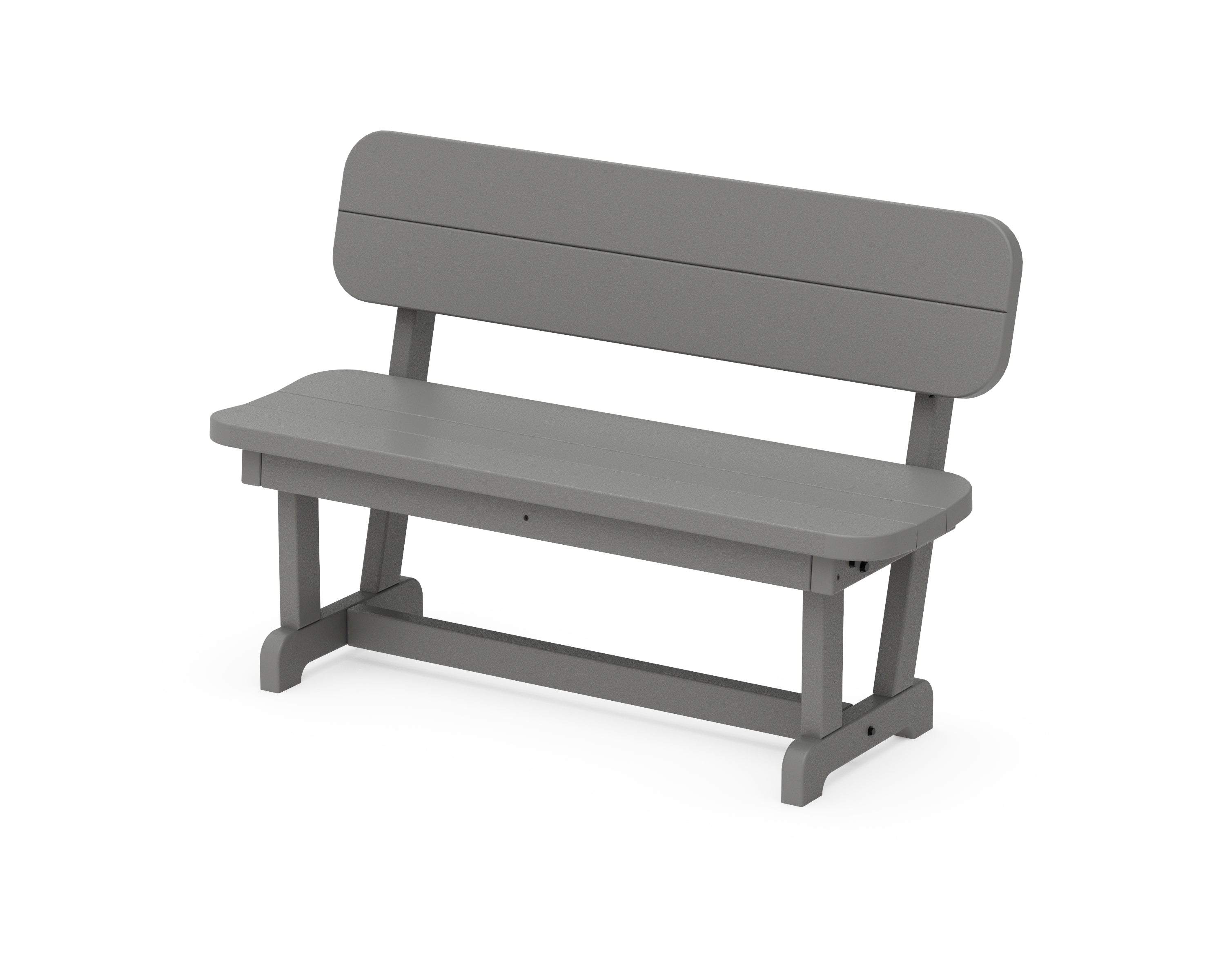 POLYWOOD® Park 48" Bench in Slate Grey