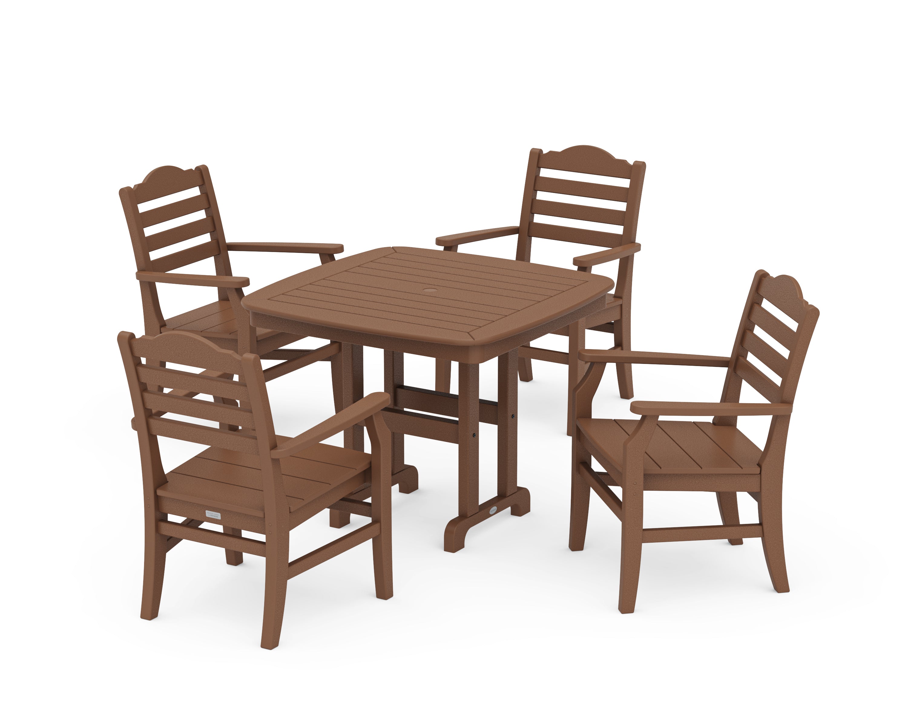 POLYWOOD® Savannah 5-Piece Dining Set in Teak