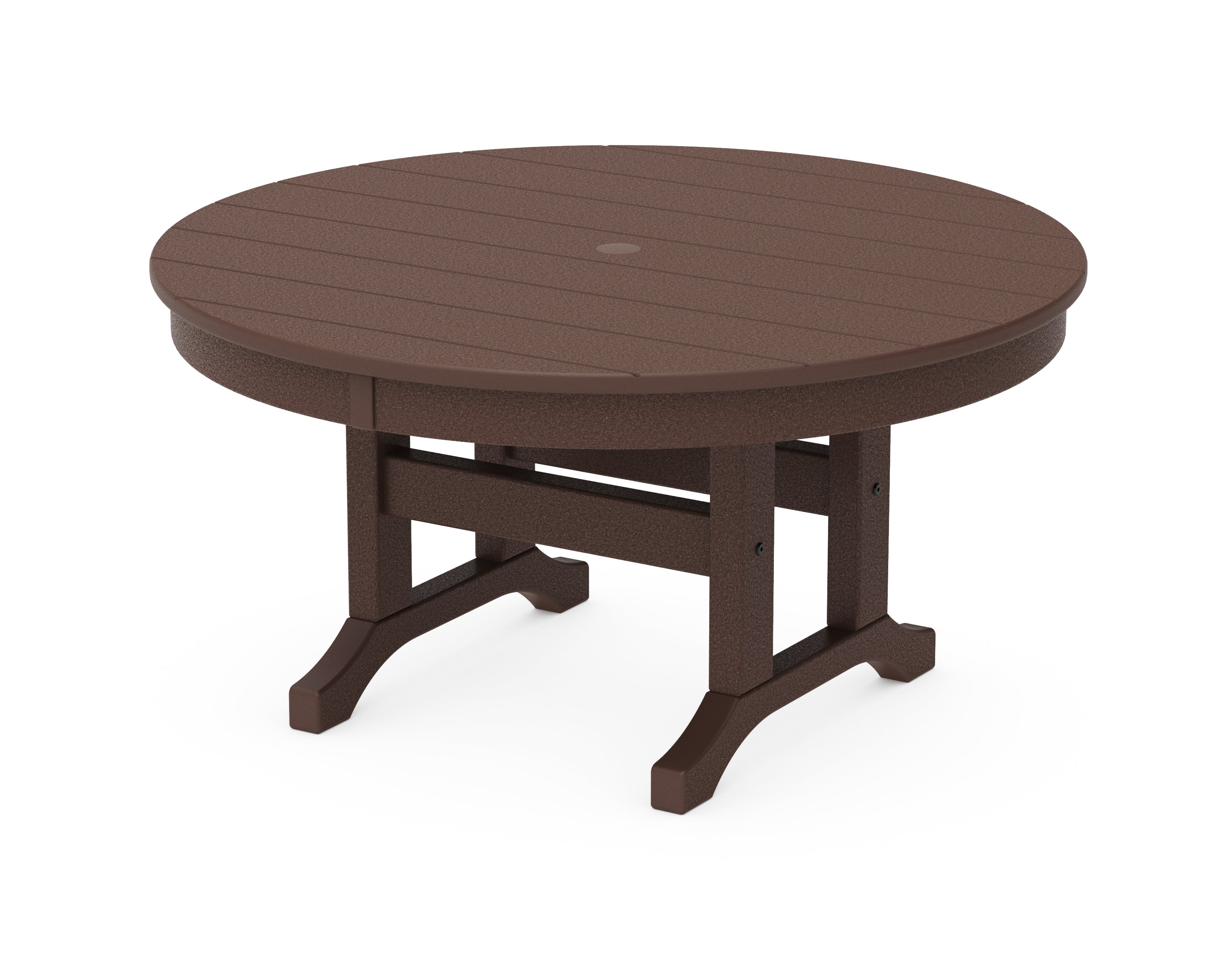 POLYWOOD® Round 36" Conversation Table in Mahogany