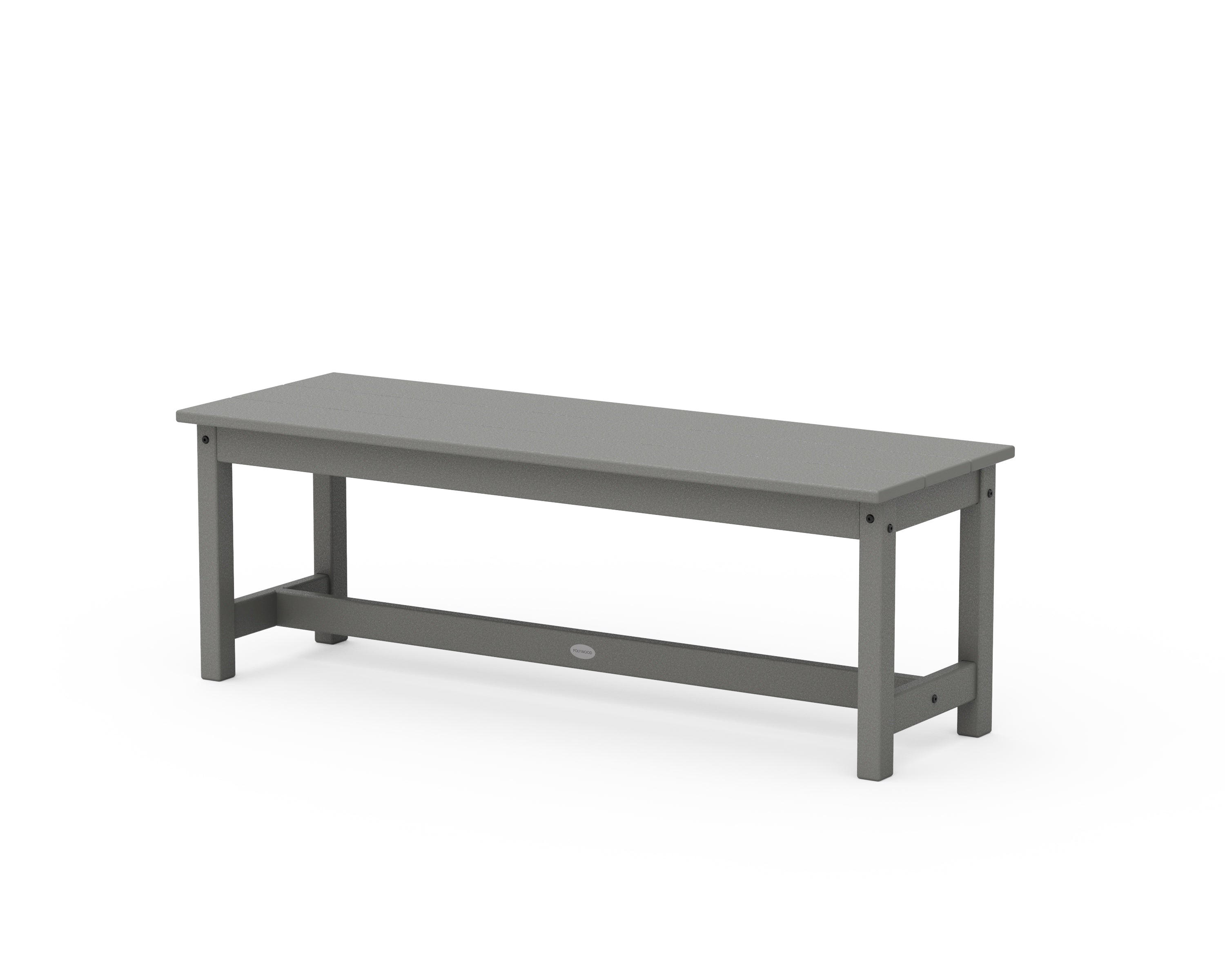 POLYWOOD® 48" Planter Bench in Slate Grey