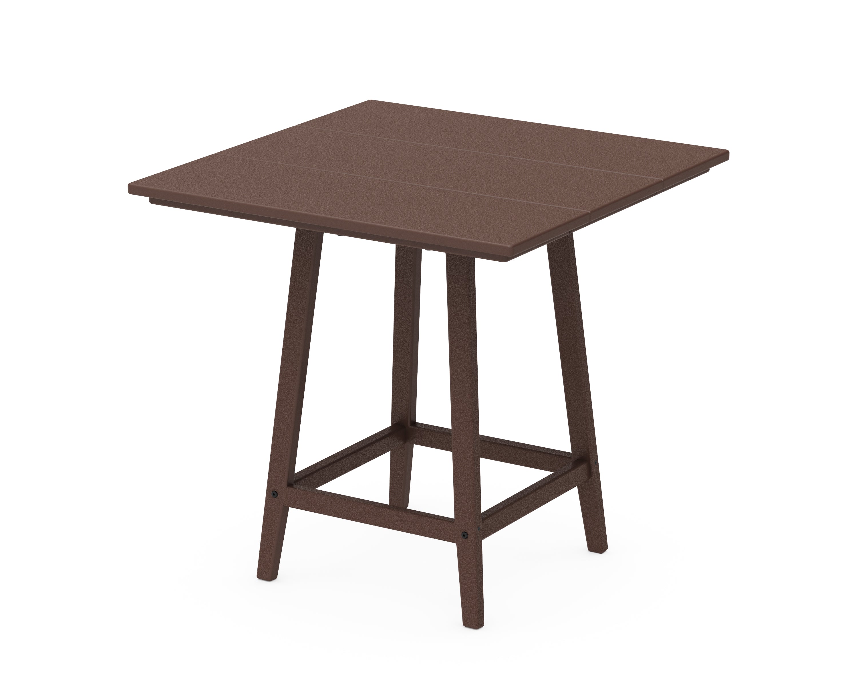 POLYWOOD® Studio 30" Square Bistro Table in Mahogany