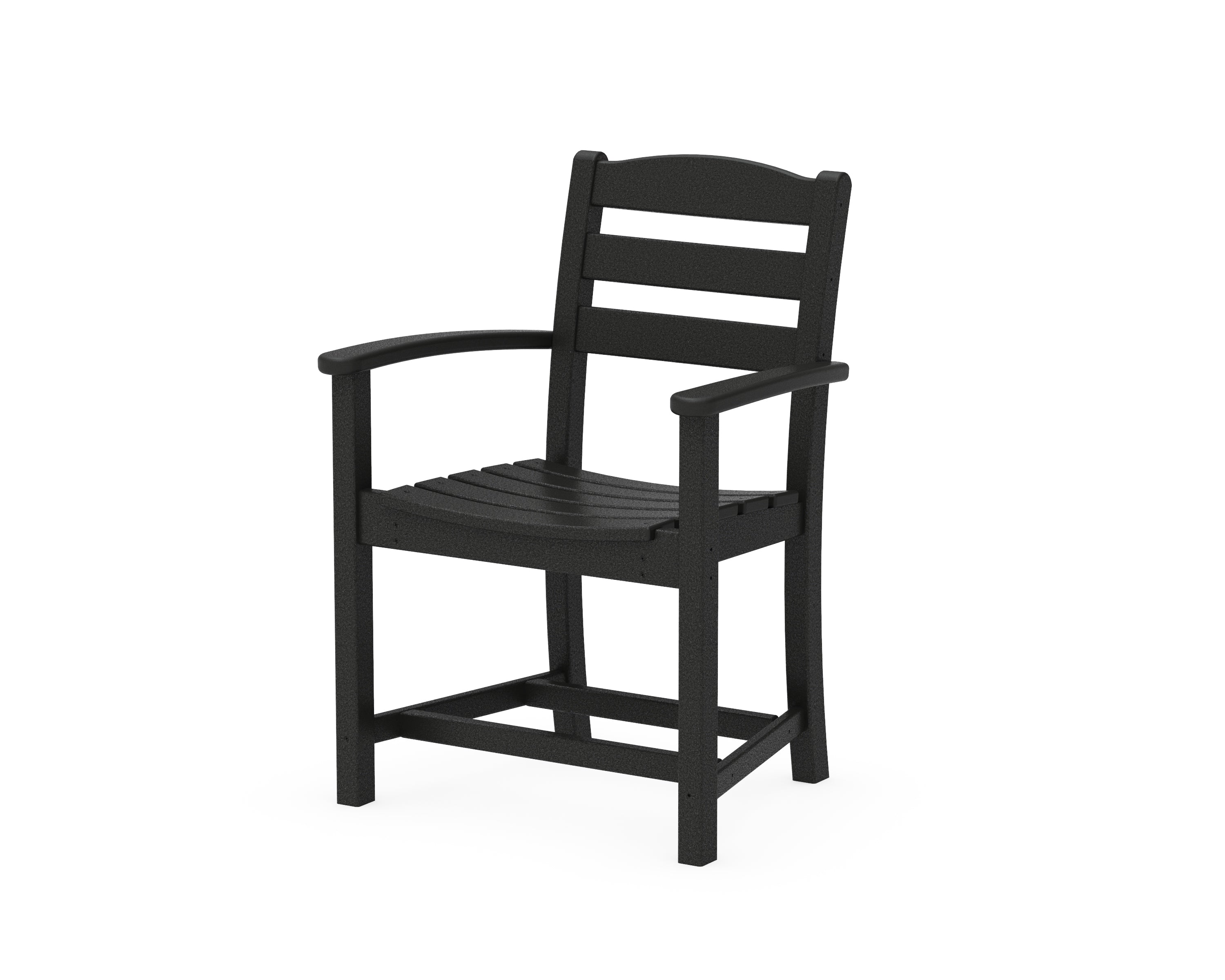 POLYWOOD® La Casa Café Dining Arm Chair in Black