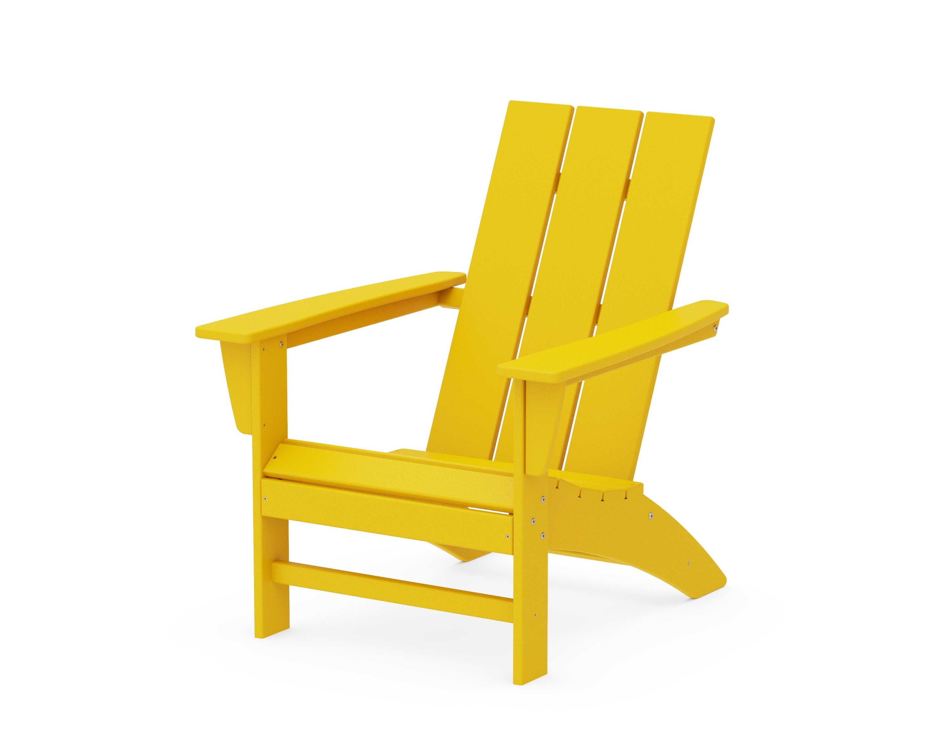 POLYWOOD® Modern Adirondack Chair in Lemon