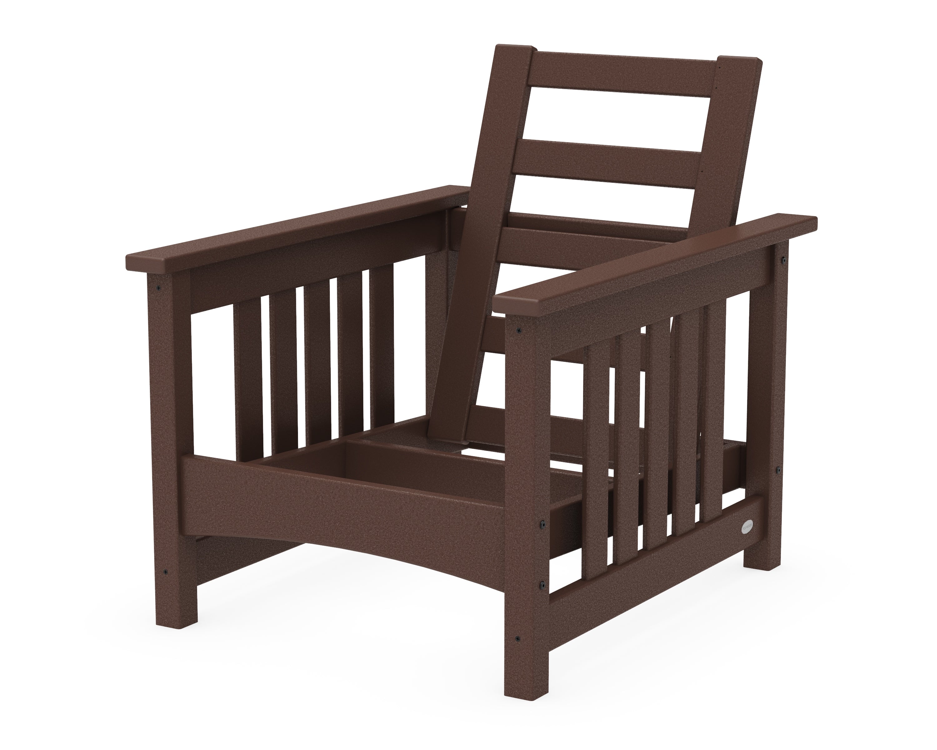 POLYWOOD® Club Mission Chair Frame in Mahogany
