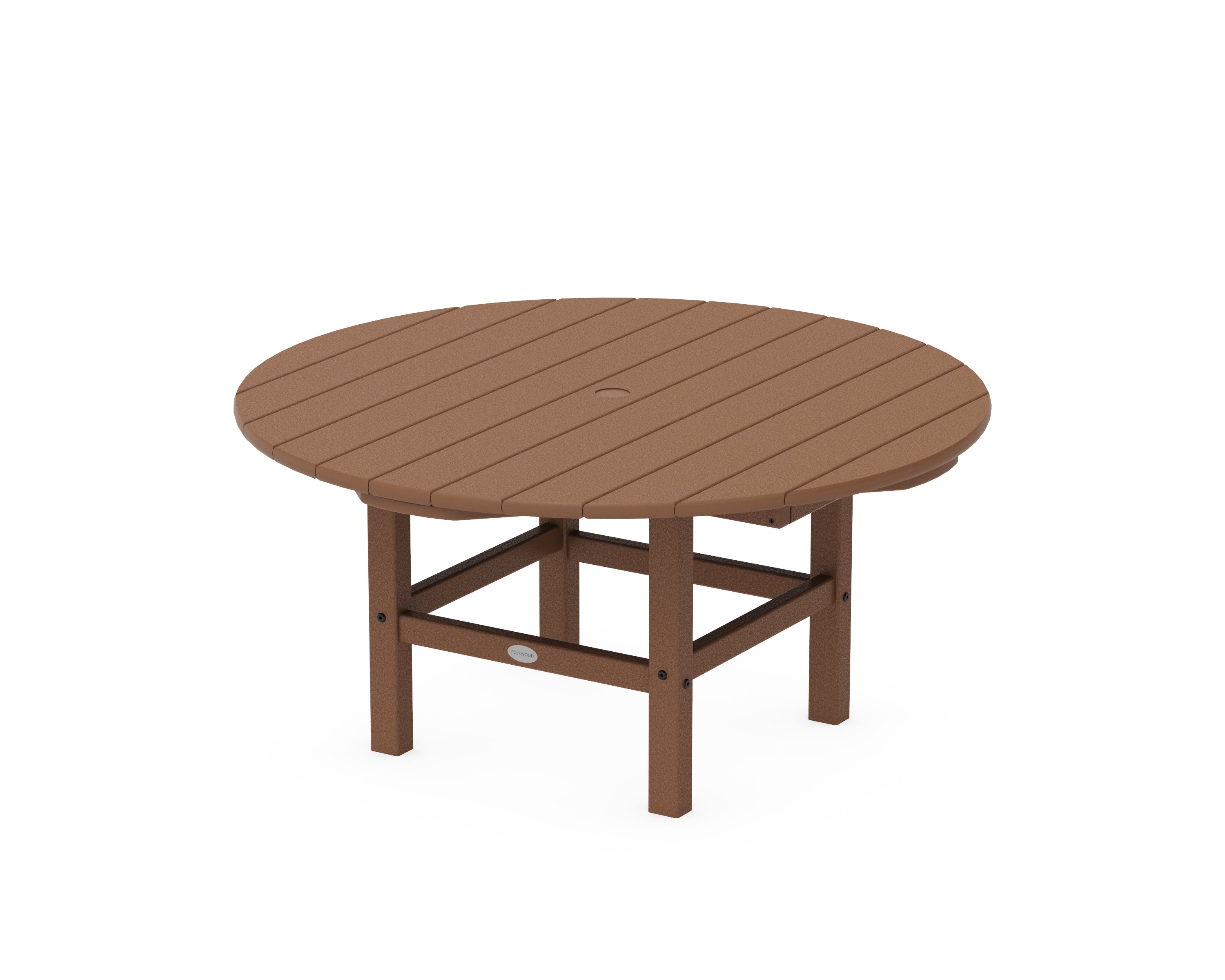 POLYWOOD® Round 37" Conversation Table in Teak